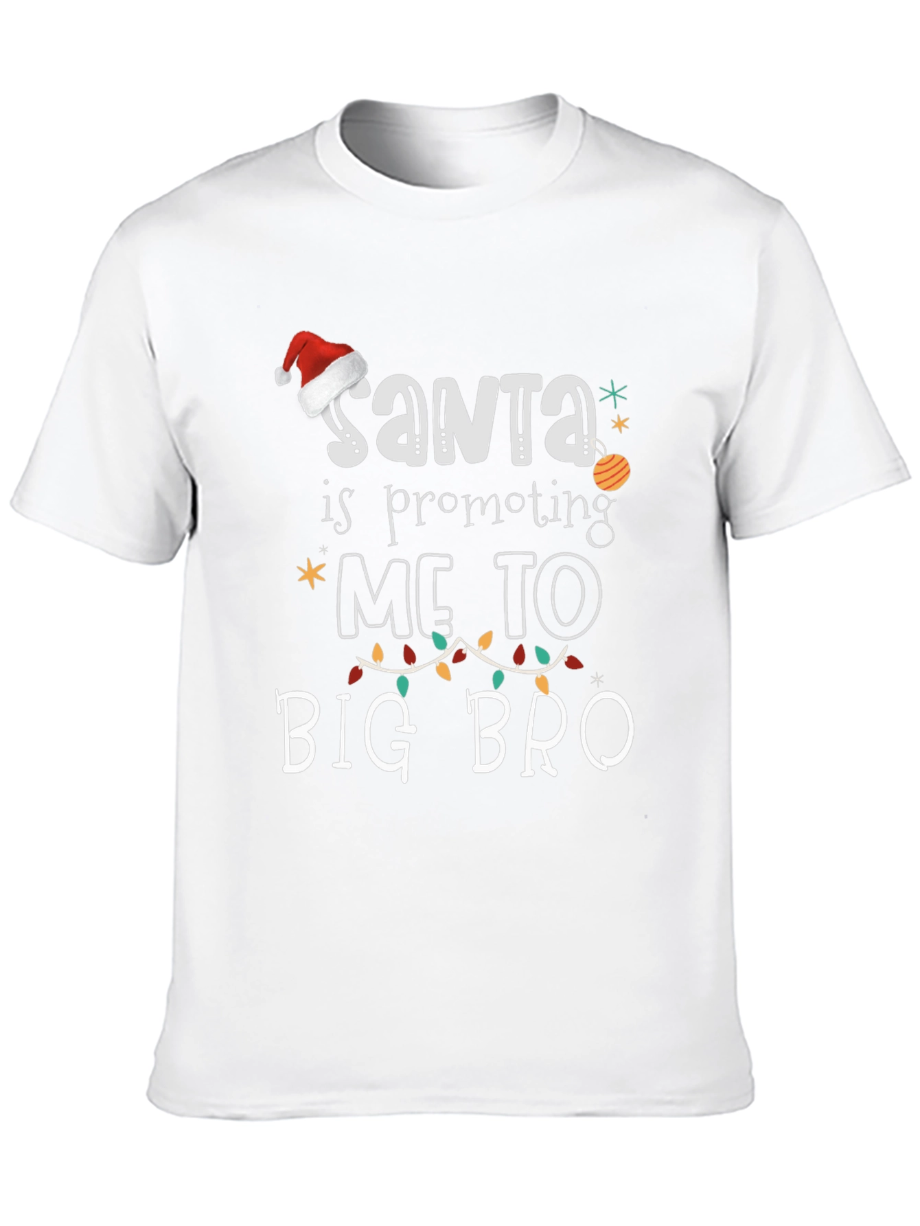 Santa Promoting Me to Big Bro T-Shirt