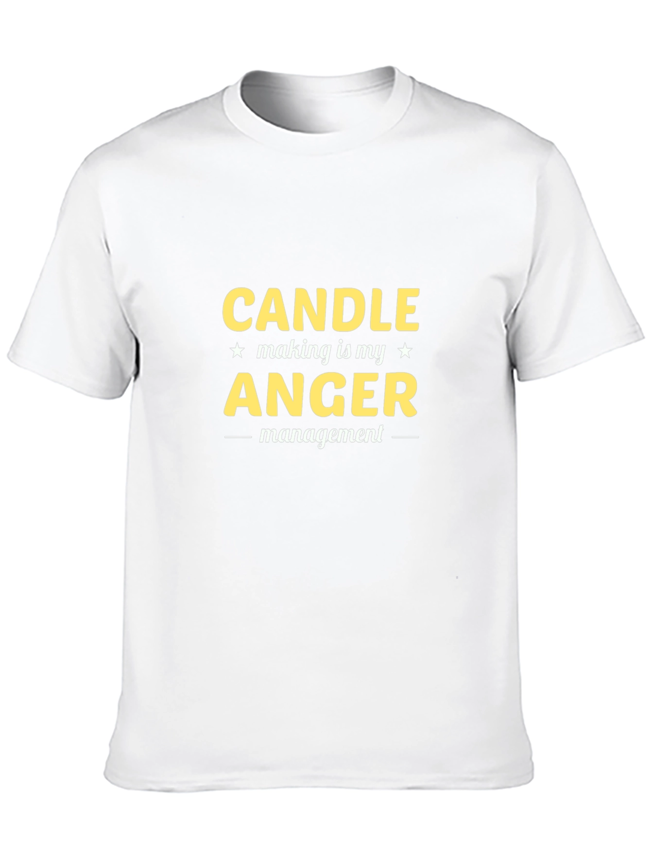 Candle Making Anger Management Black T-Shirt
