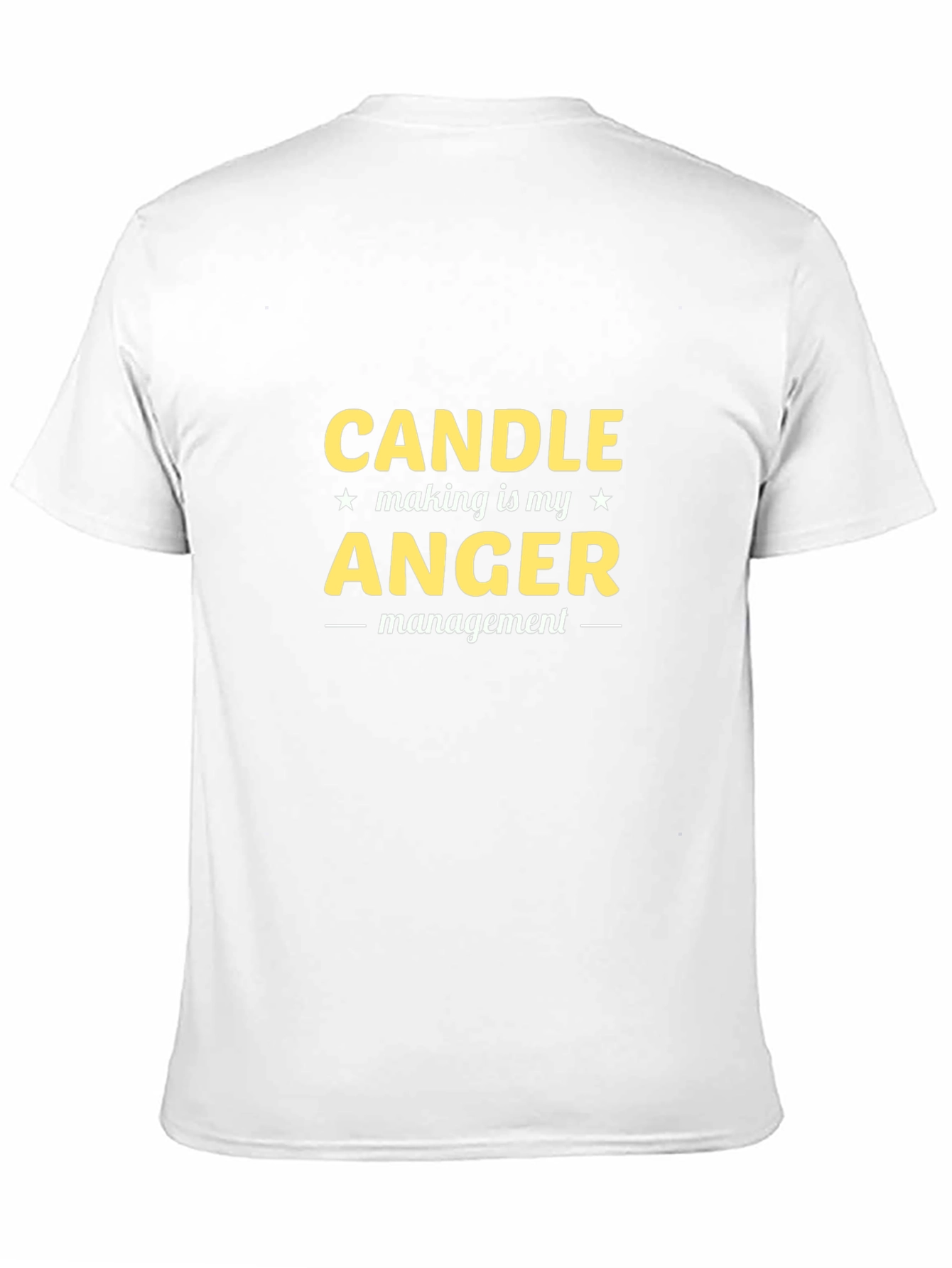 Candle Making Anger Management Black T-Shirt