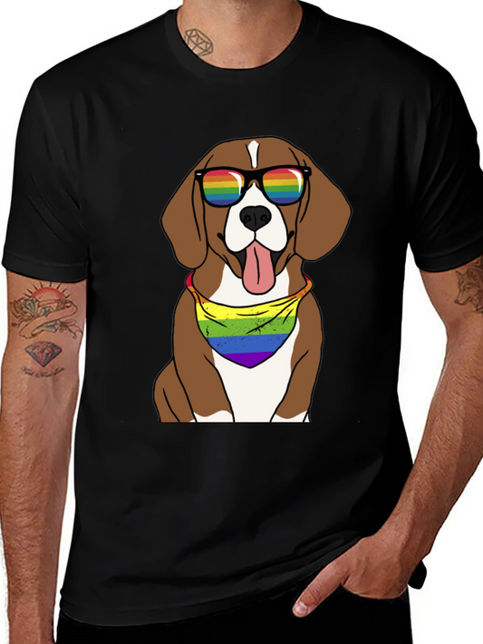 Pride Beagle T-Shirt - LGBTQ+ Dog Tee
