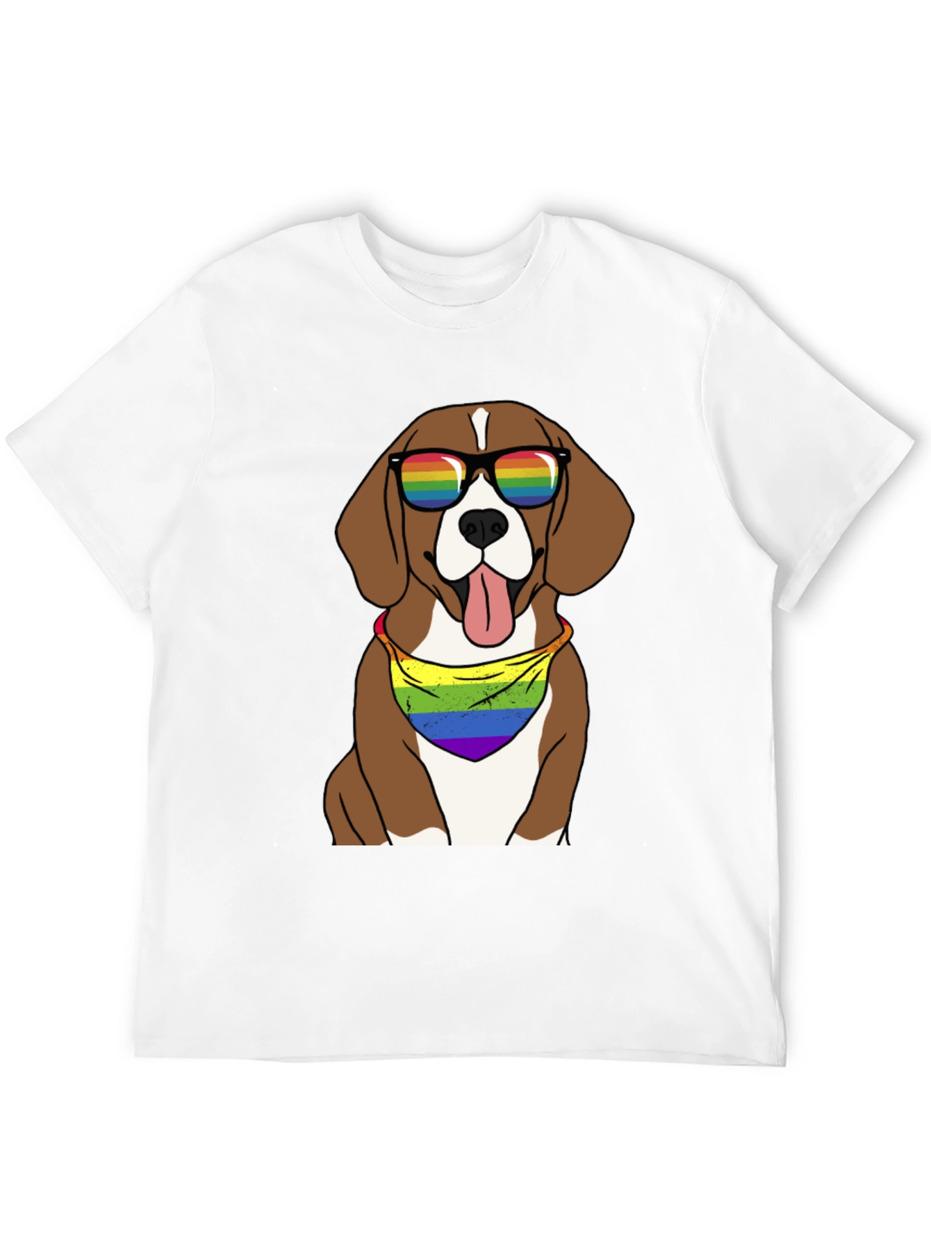 Pride Beagle T-Shirt - LGBTQ+ Dog Tee