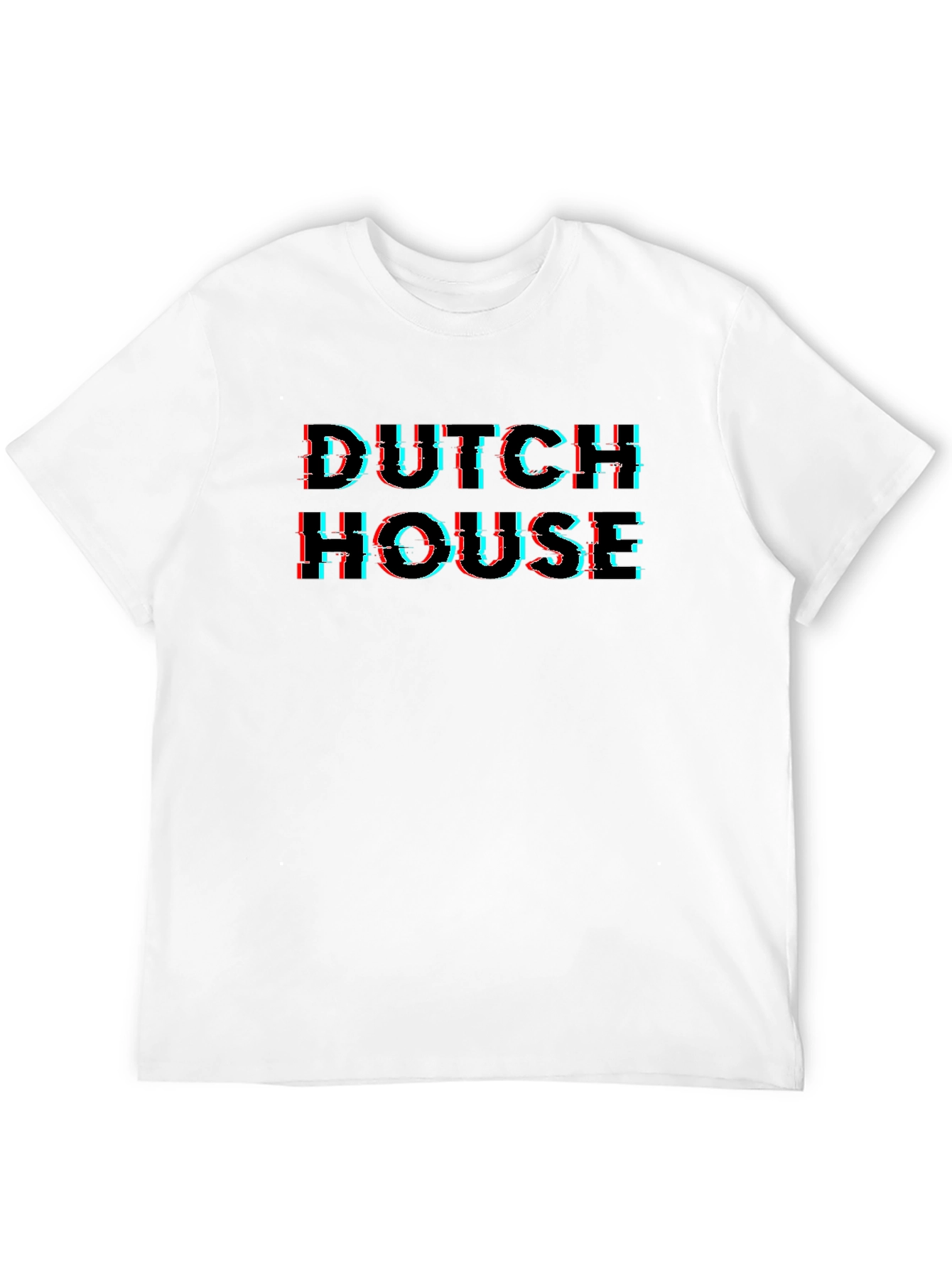 Dutch House Glitch T-Shirt - Black Graphic Tee