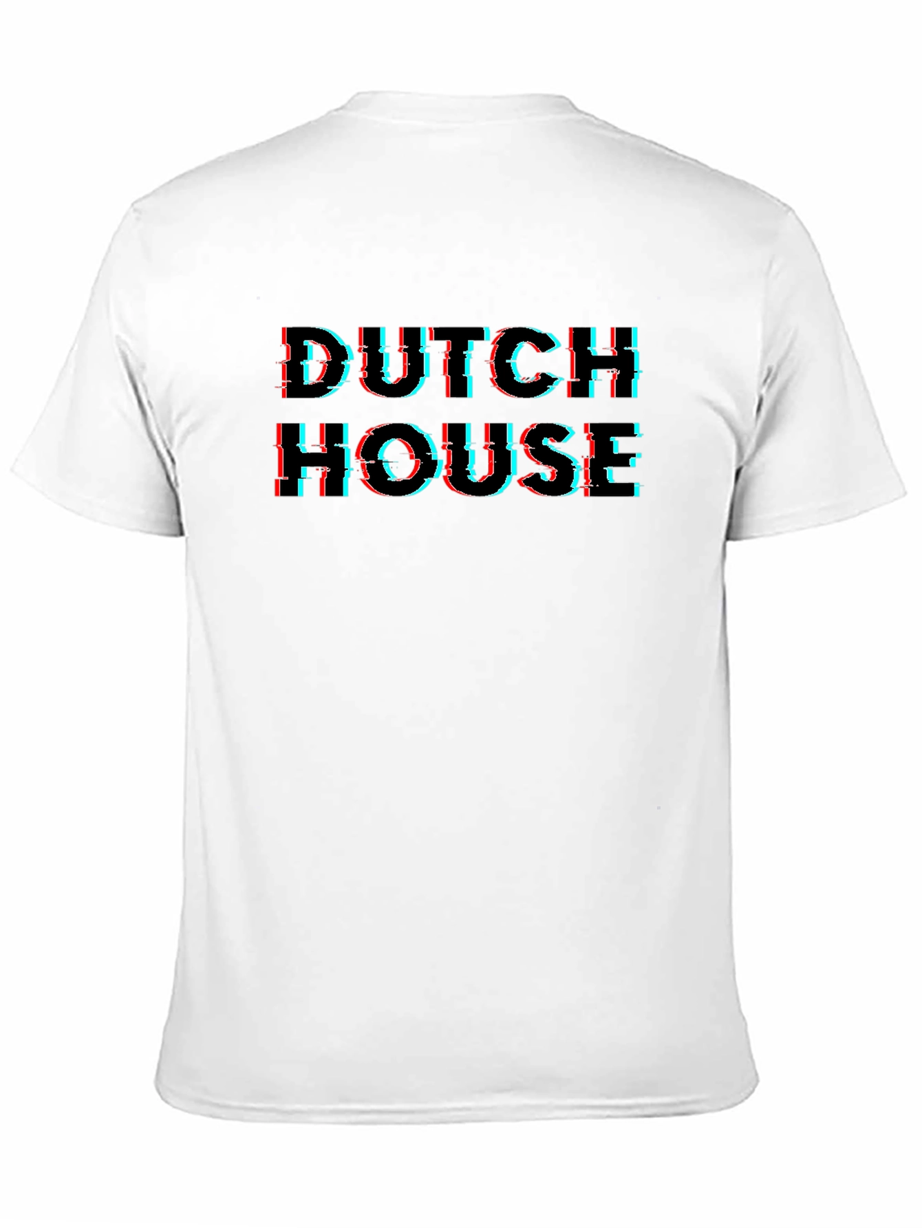 Dutch House Glitch T-Shirt - Black Graphic Tee