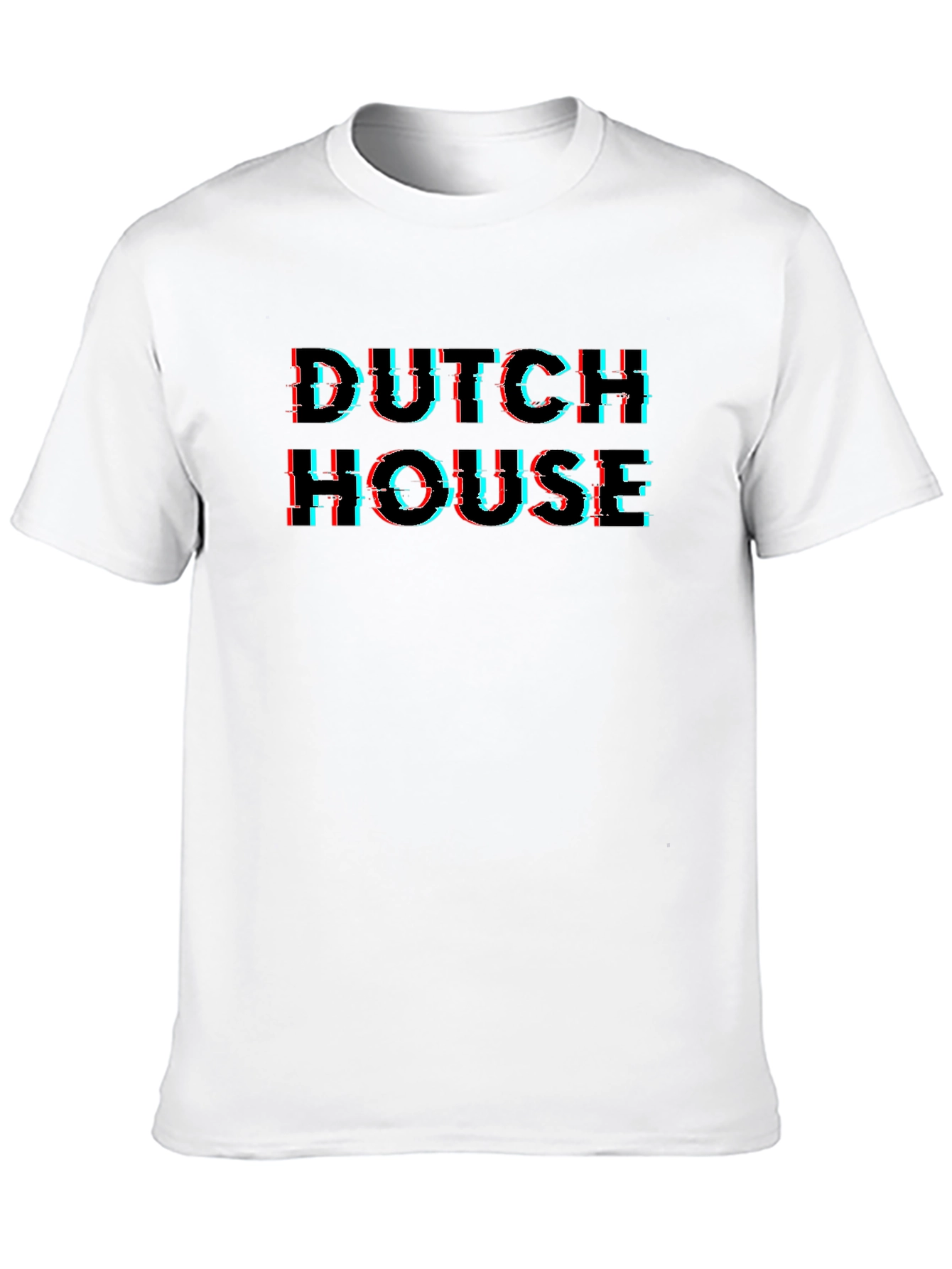 Dutch House Glitch T-Shirt - Black Graphic Tee