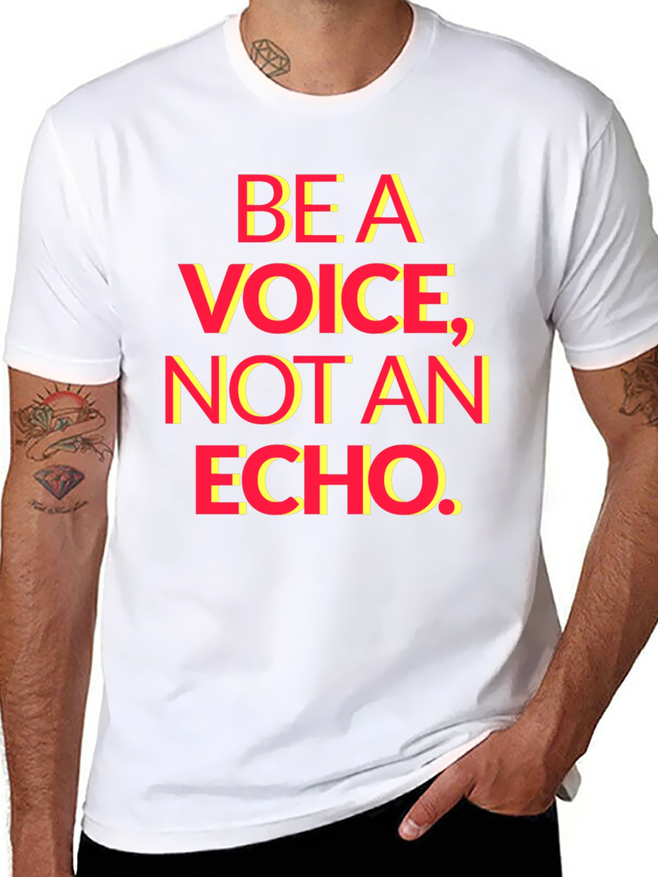 Be a Voice T-Shirt - Motivational Graphic Tee
