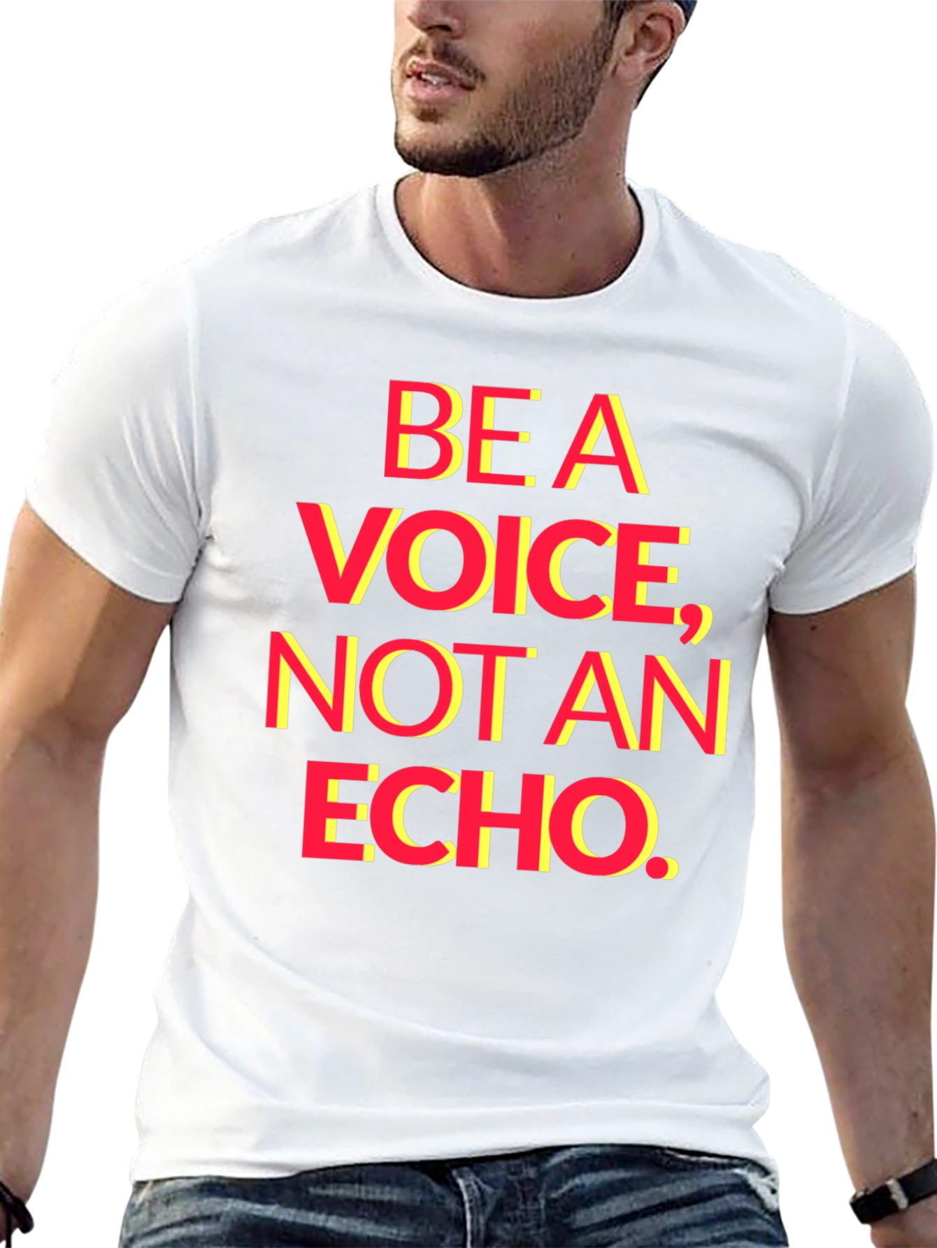 Be a Voice T-Shirt - Motivational Graphic Tee