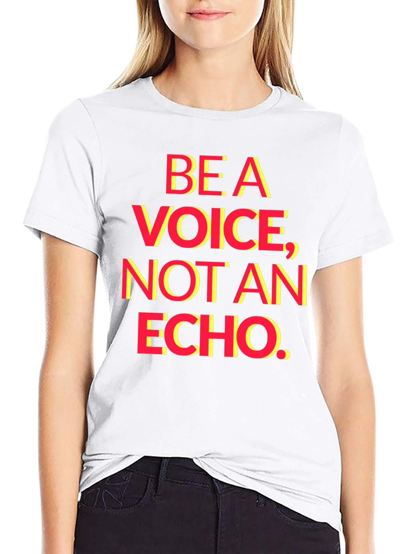Be a Voice T-Shirt - Motivational Graphic Tee