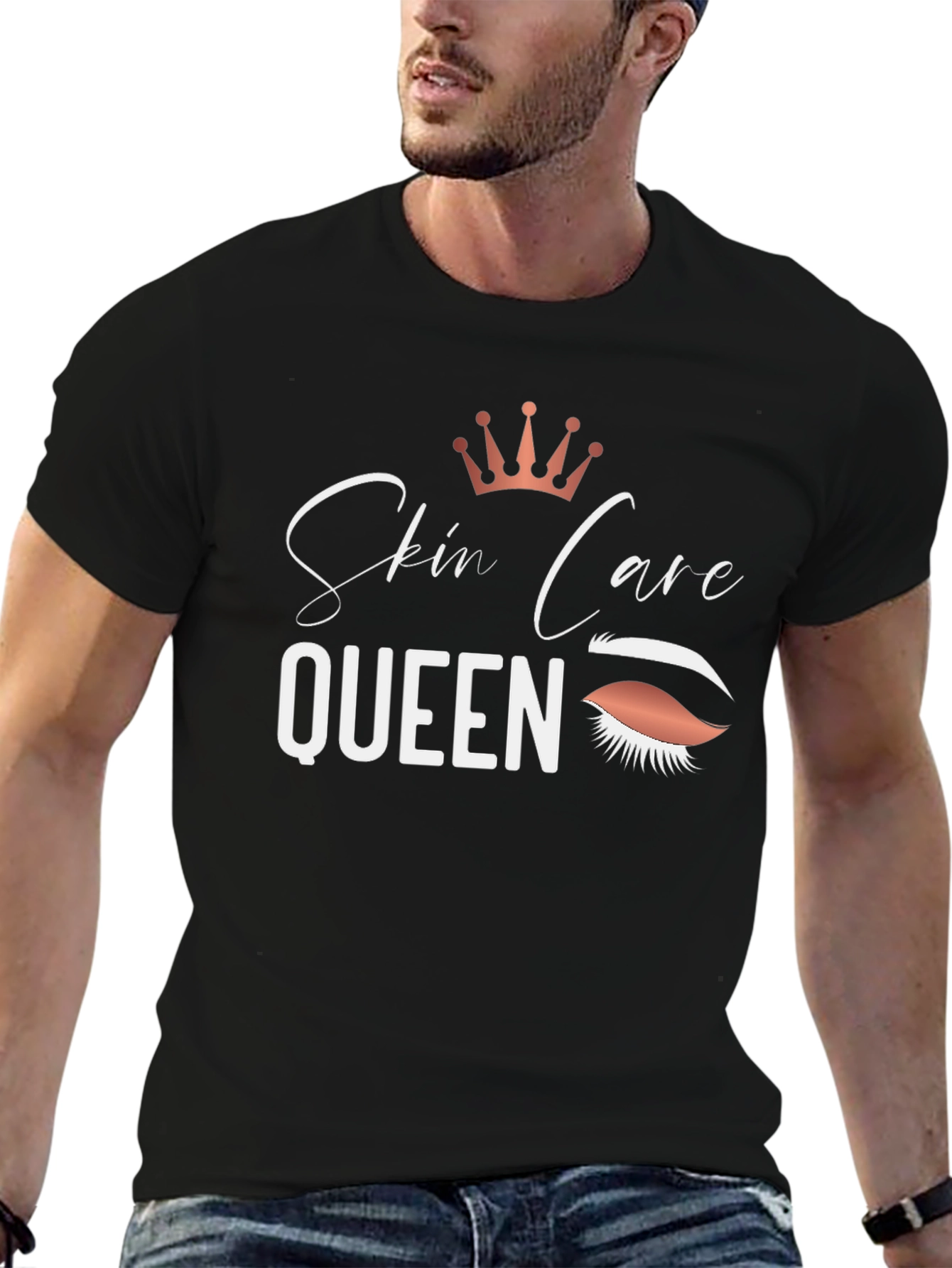 Skin Care Queen Black T-Shirt