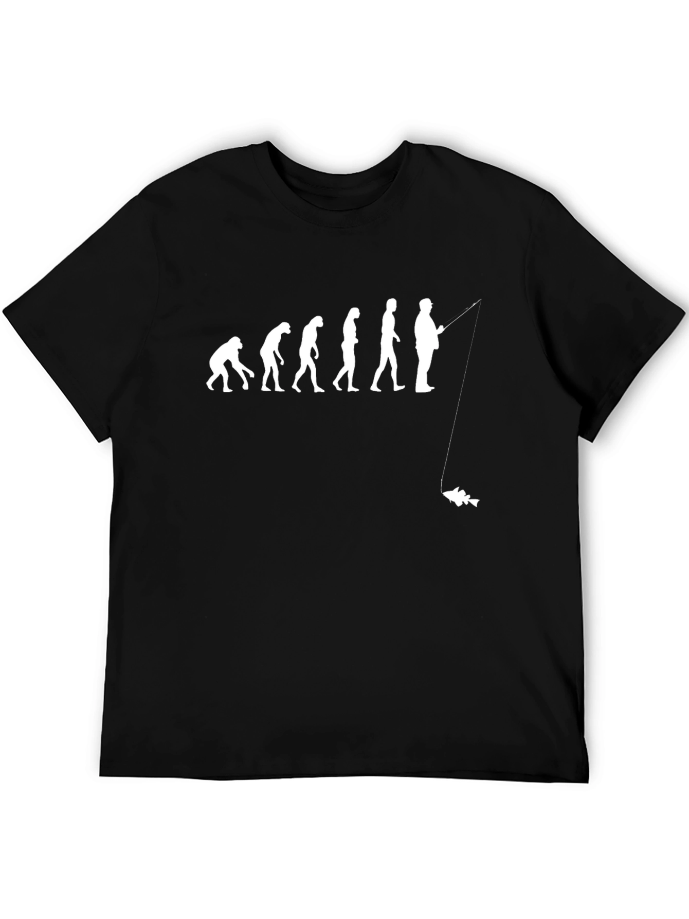 Evolution of a Fisherman T-Shirt - Black