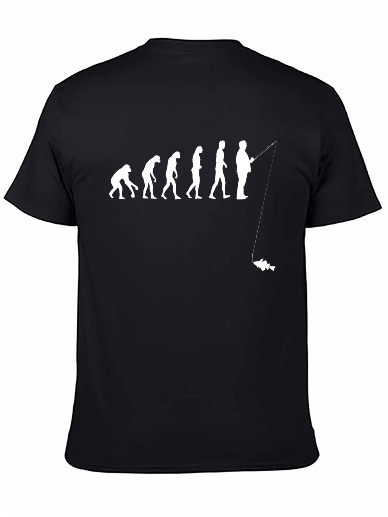 Evolution of a Fisherman T-Shirt - Black