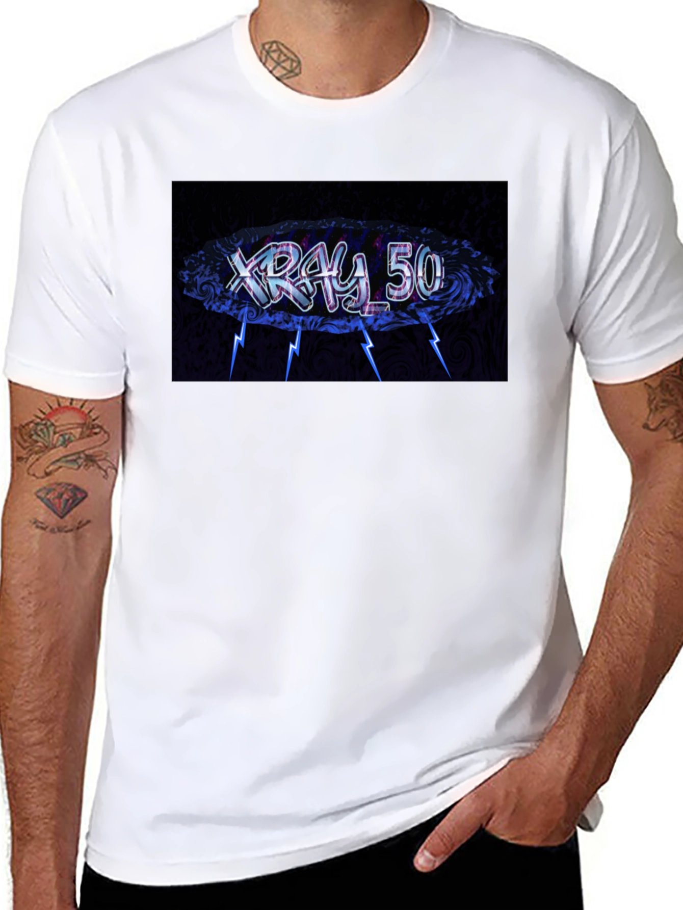Xray 50 T-Shirt - Electric Retro