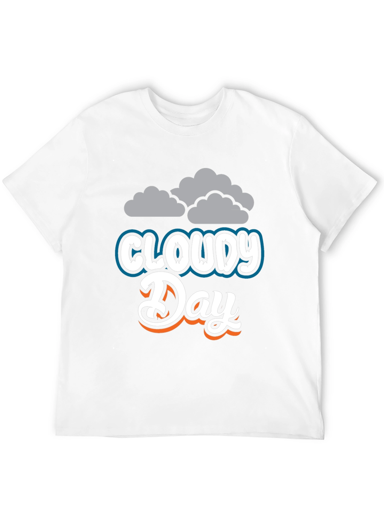Cloudy Day Graphic Tee - Soft & Stylish