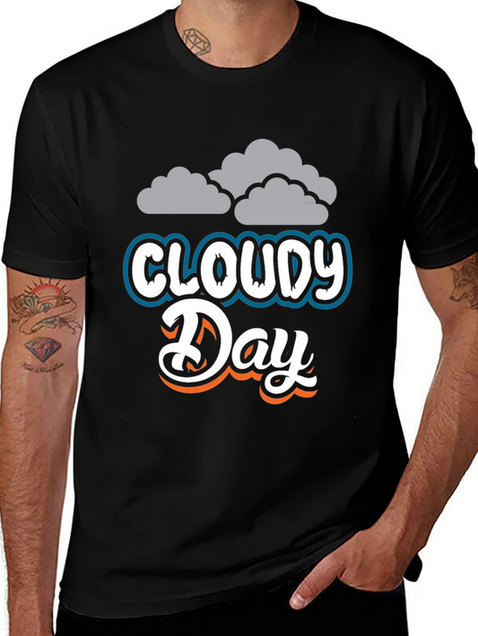 Cloudy Day Graphic Tee - Soft & Stylish