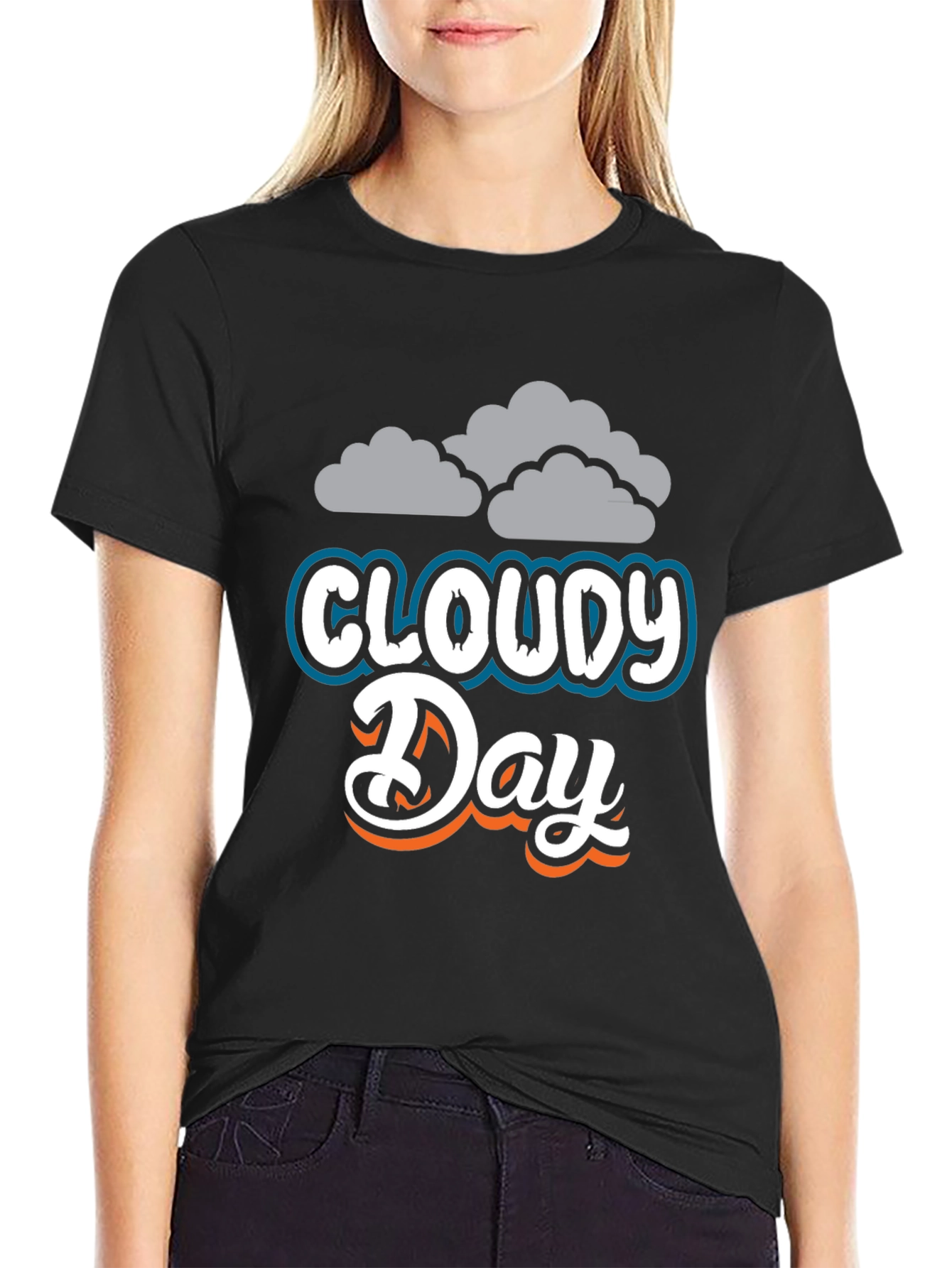 Cloudy Day Graphic Tee - Soft & Stylish