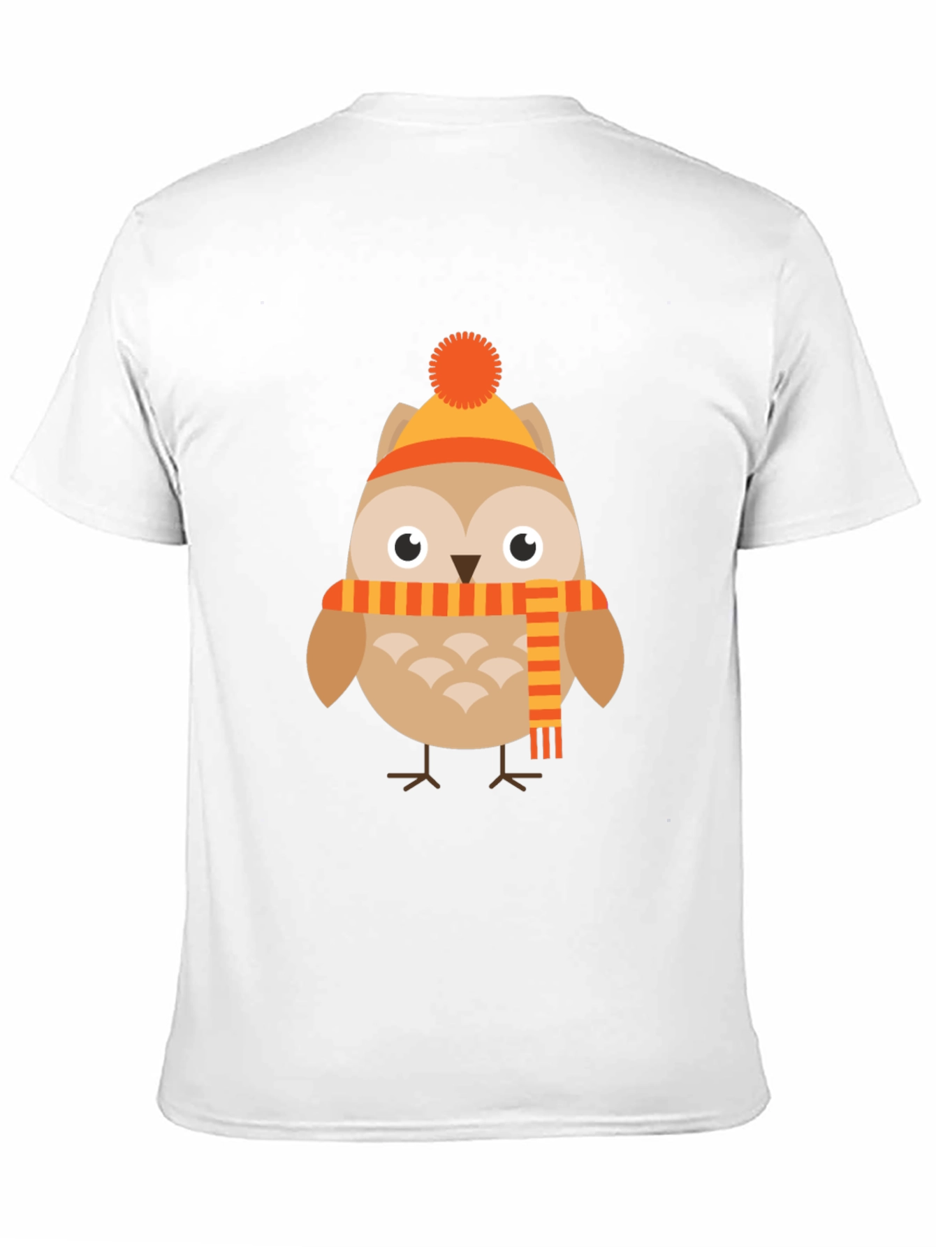 Owl in Winter Gear Graphic Tee