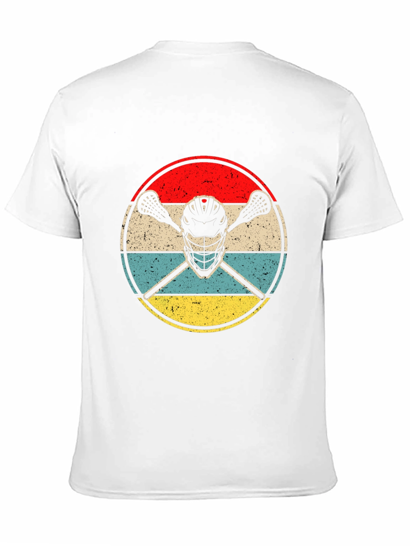 Lacrosse Helmet & Sticks Graphic T-Shirt