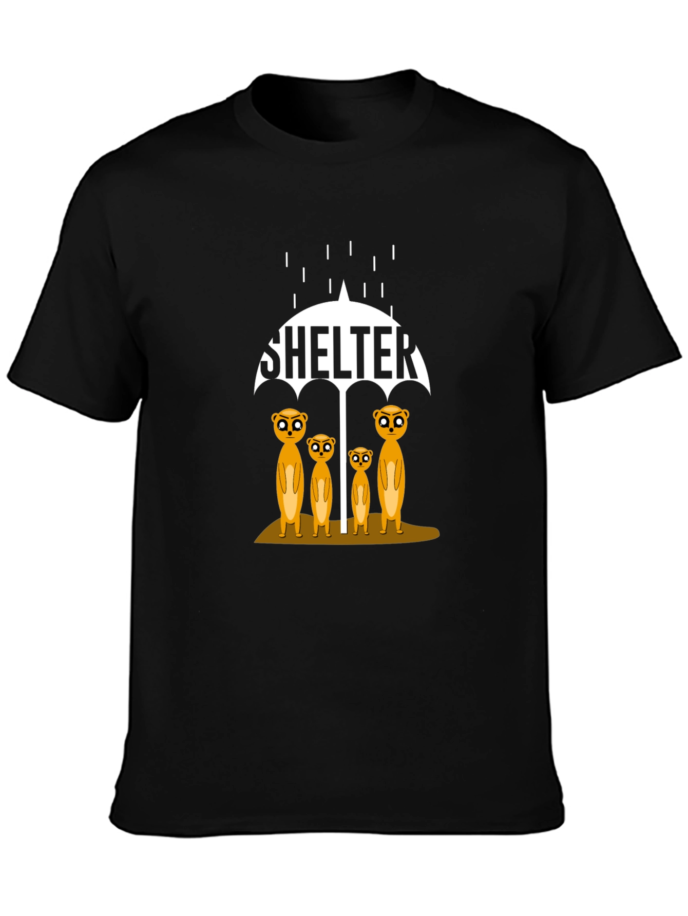 Shelter Meerkats Graphic T-Shirt - Unisex Cotton Tee