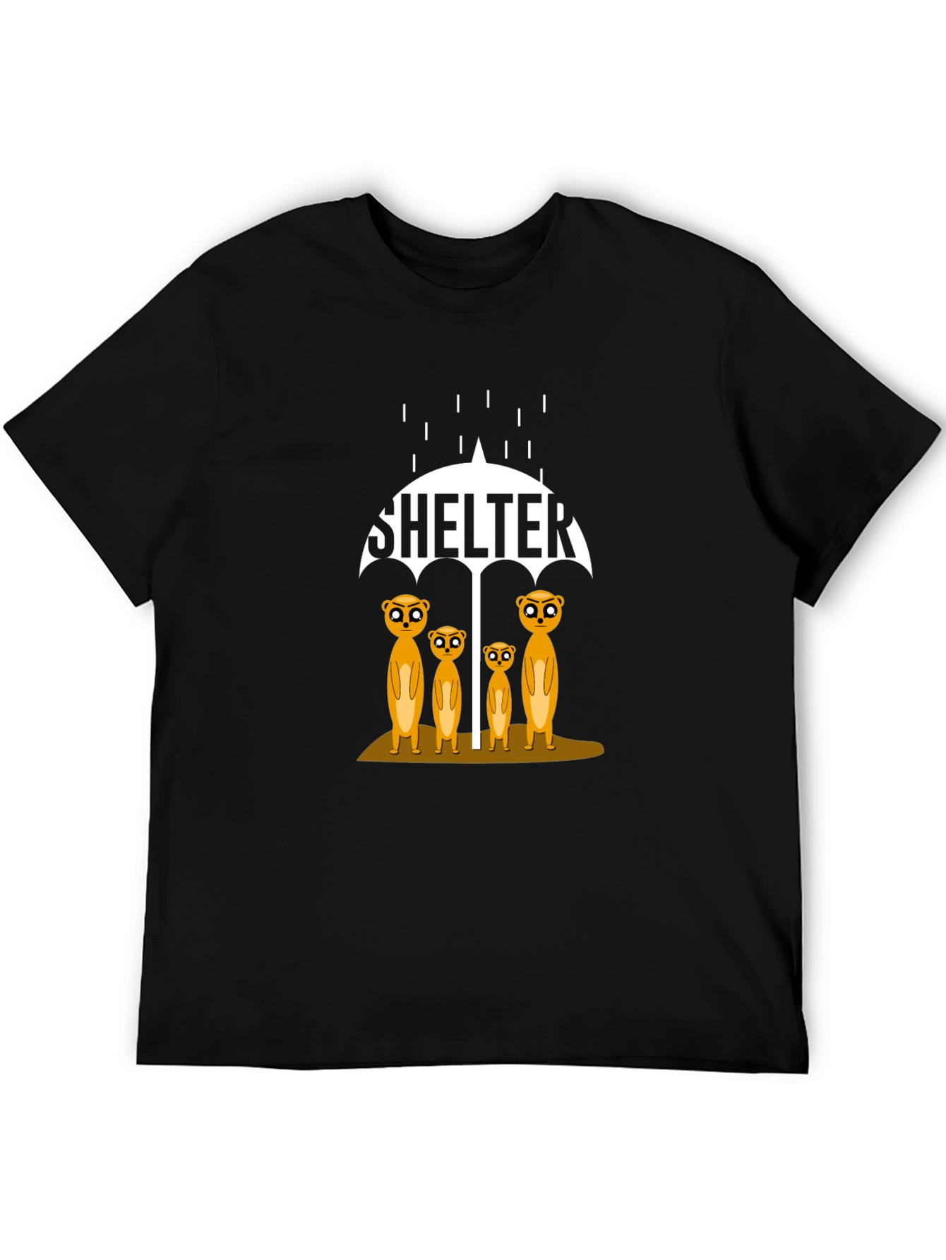 Shelter Meerkats Graphic T-Shirt - Unisex Cotton Tee
