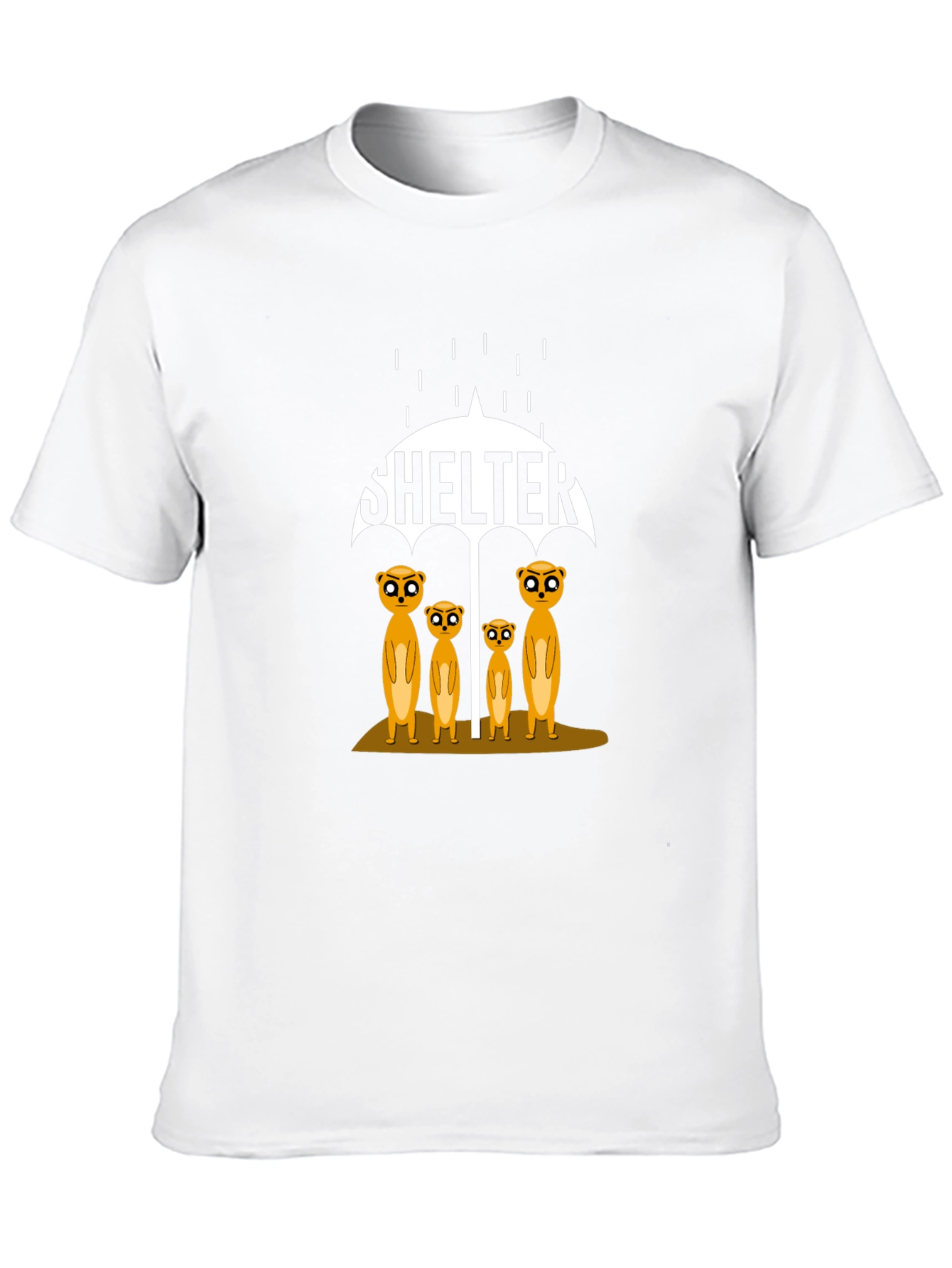 Shelter Meerkats Graphic T-Shirt - Unisex Cotton Tee