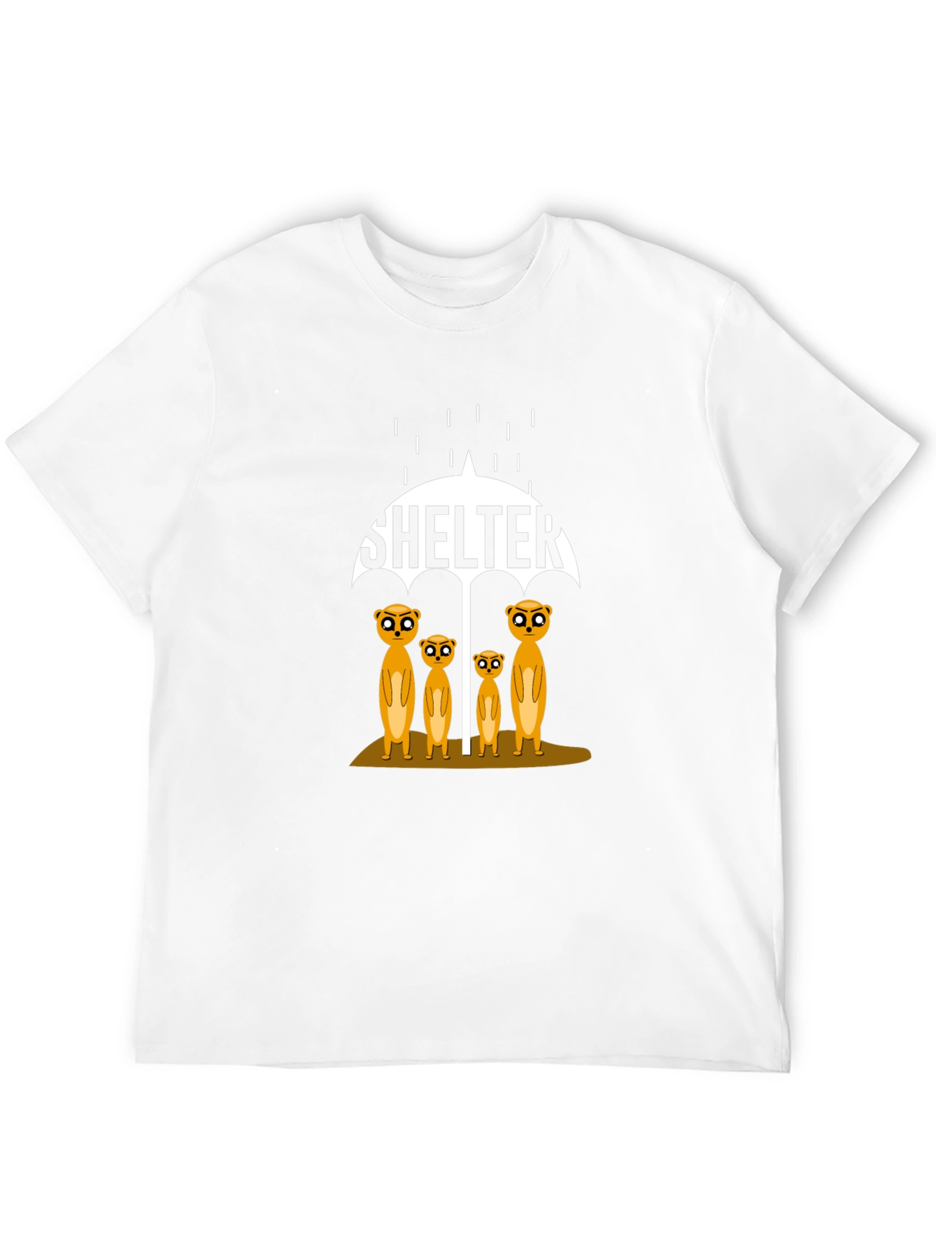 Shelter Meerkats Graphic T-Shirt - Unisex Cotton Tee