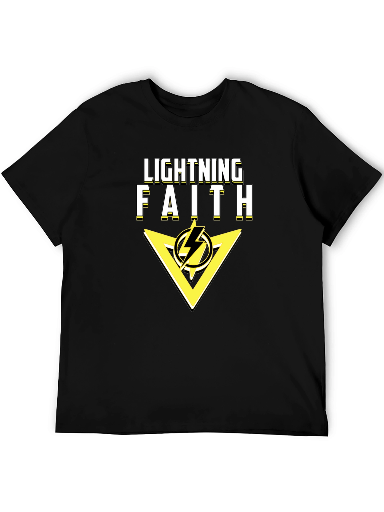 Lightning Faith Black T-Shirt