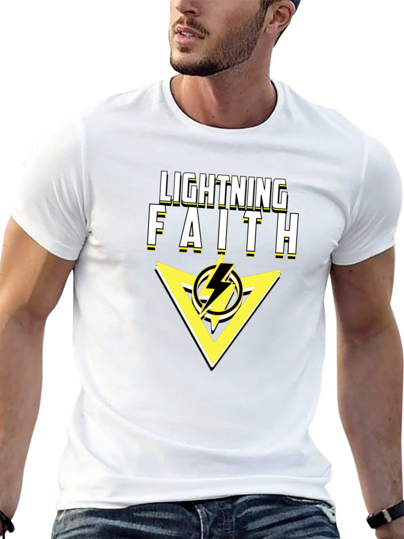 Lightning Faith Black T-Shirt