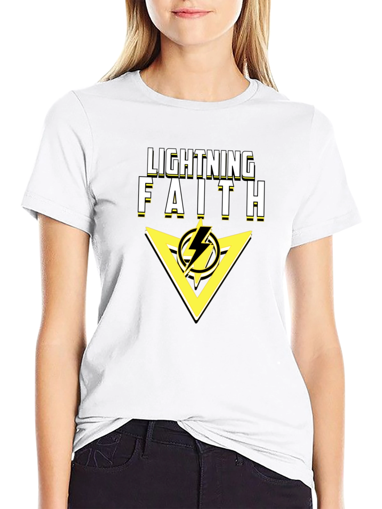 Lightning Faith Black T-Shirt