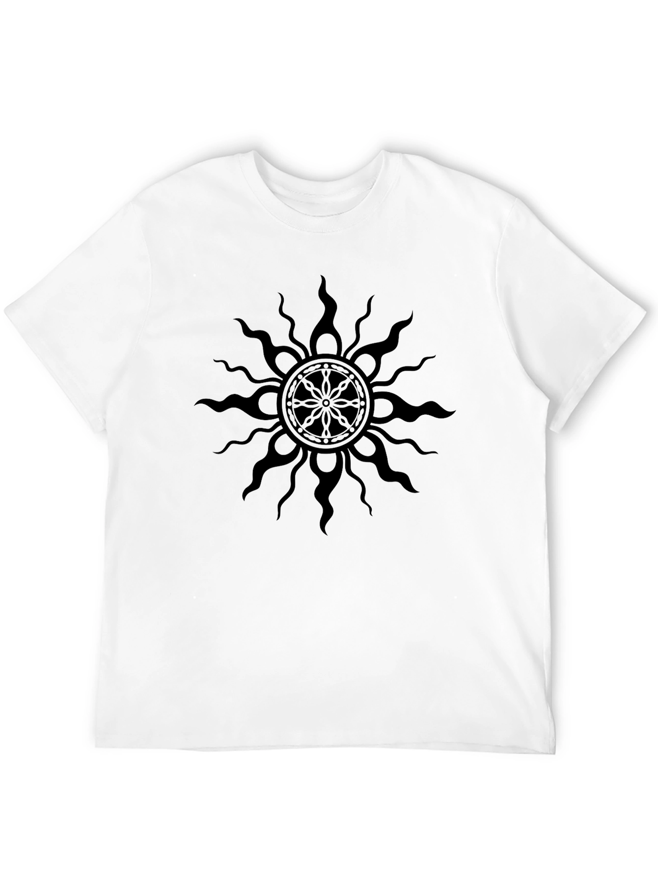 Black Sunburst Graphic Tee
