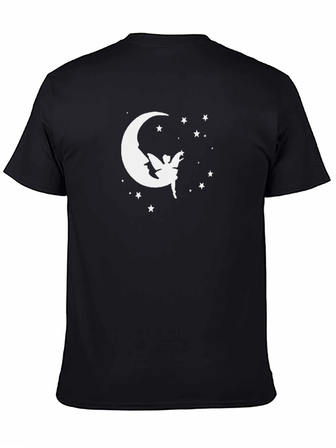 Fairy Moon Star Graphic Tee - Black