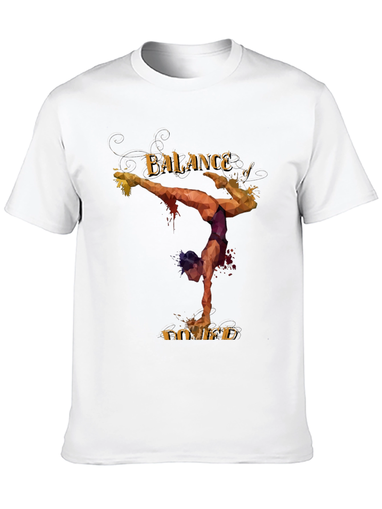 Balance Defined Graphic Tee - Black Casual Comfort