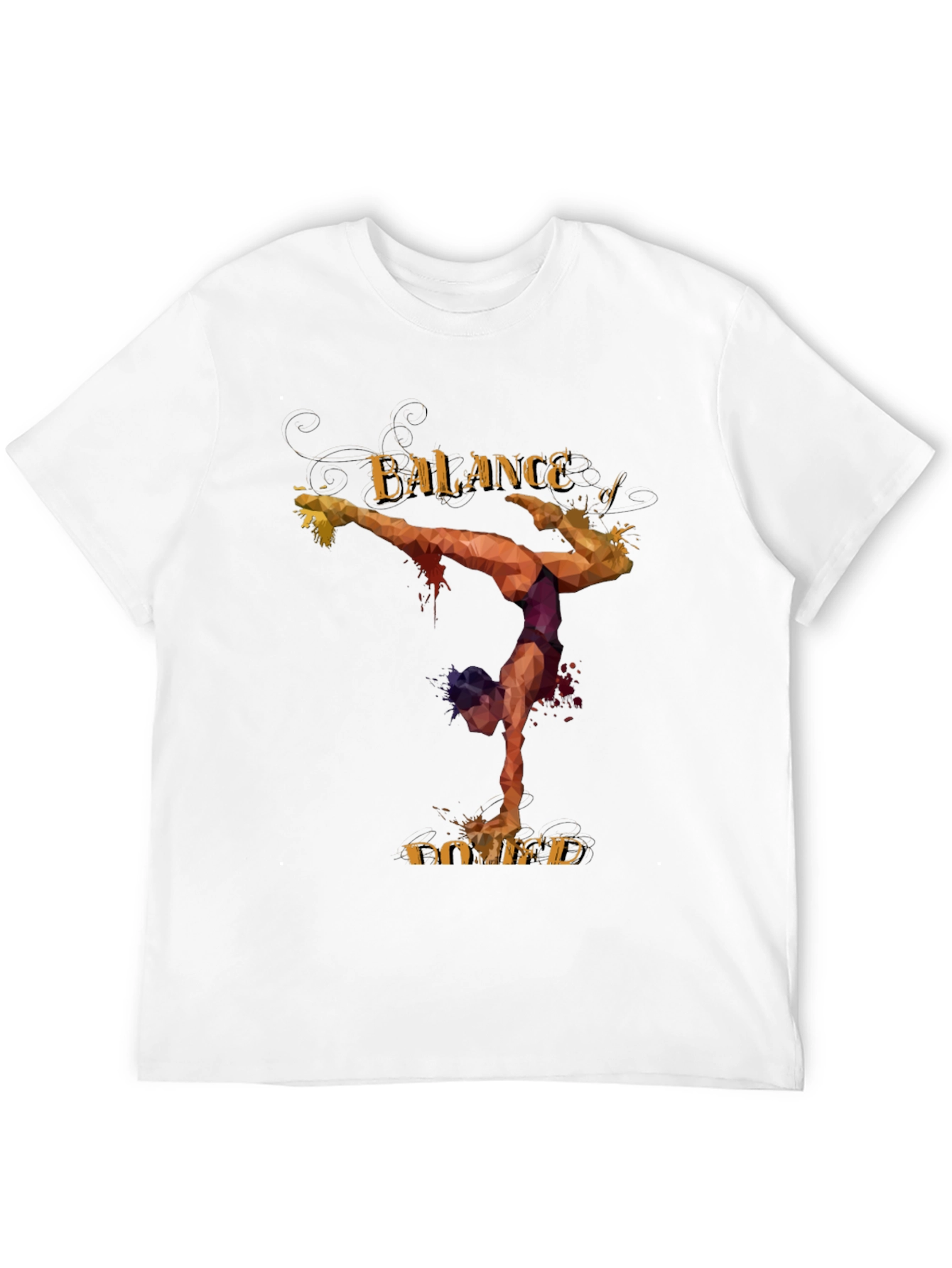 Balance Defined Graphic Tee - Black Casual Comfort