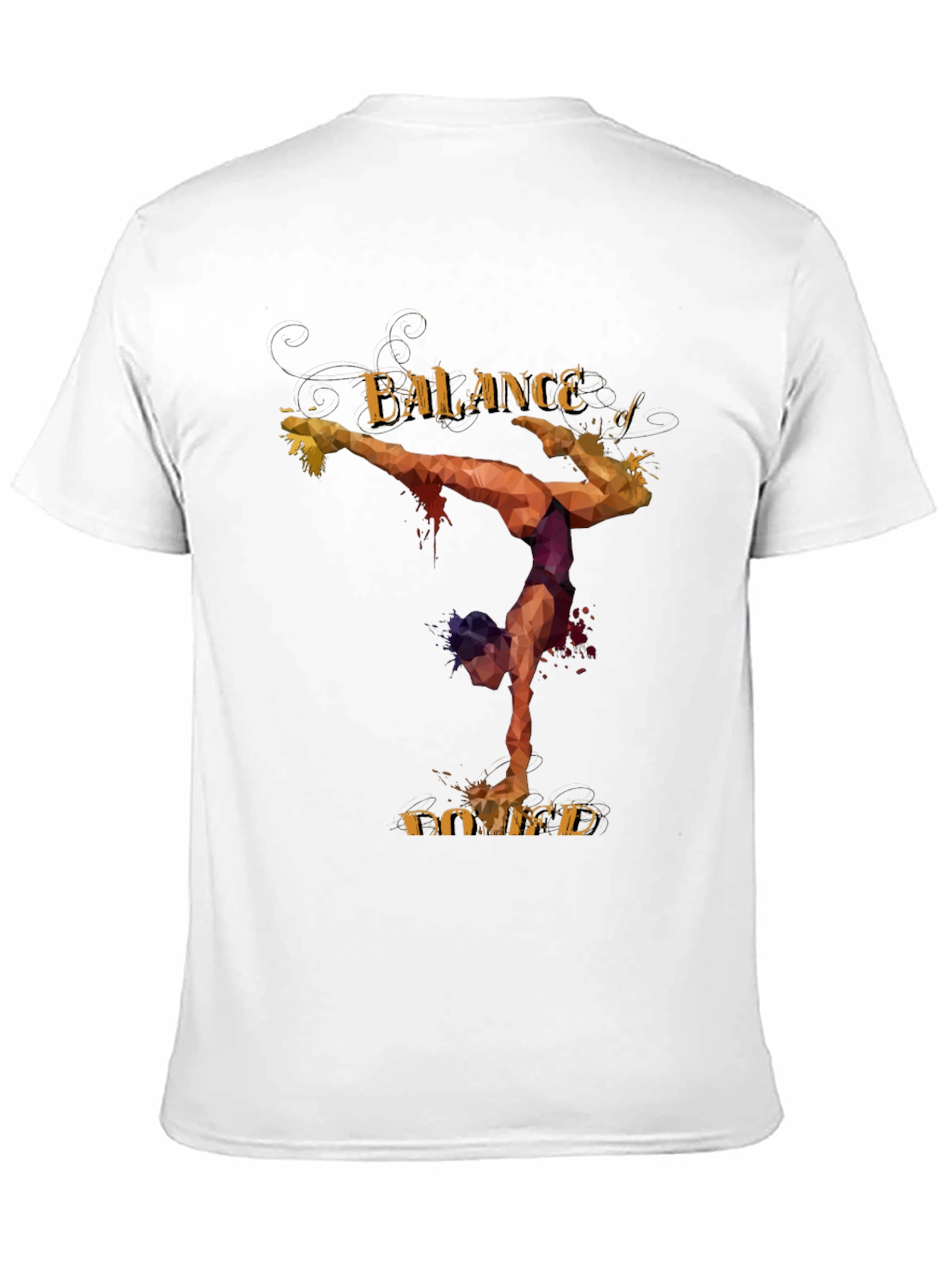 Balance Defined Graphic Tee - Black Casual Comfort