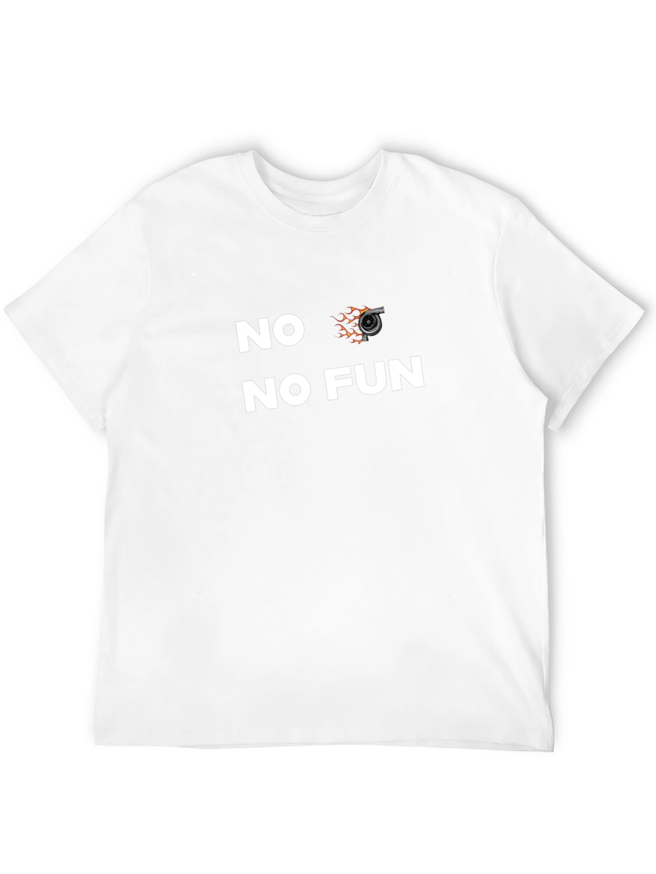 No Turbo No Fun T-Shirt Black