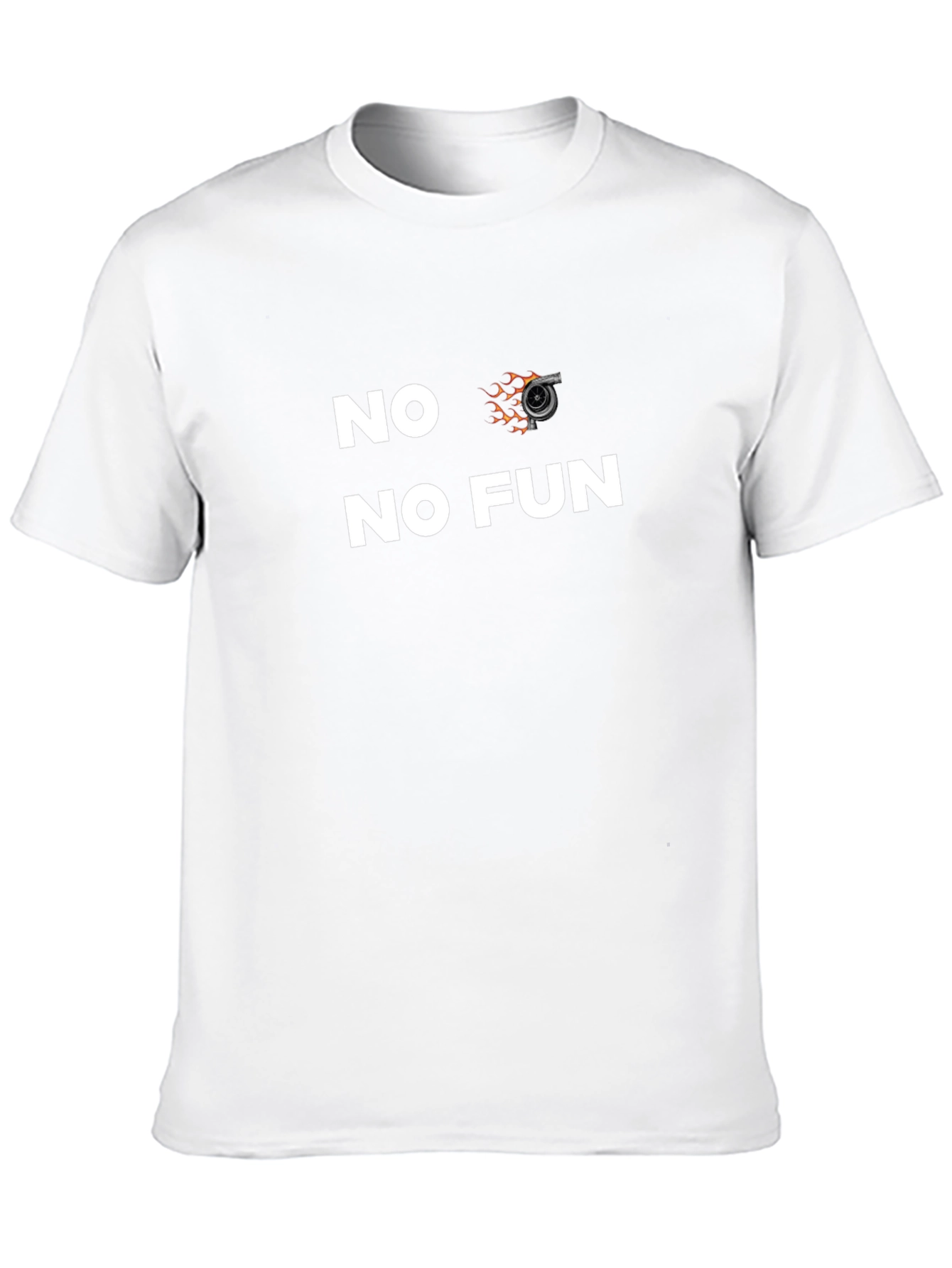 No Turbo No Fun T-Shirt Black