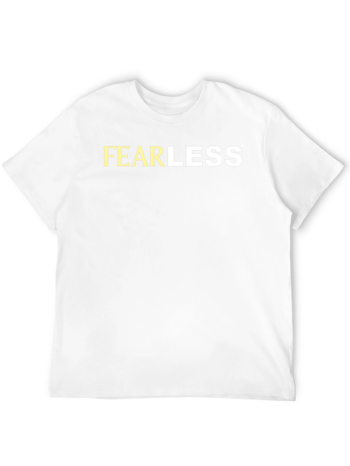 Fearless Graphic Tee - Black Crewneck T-Shirt