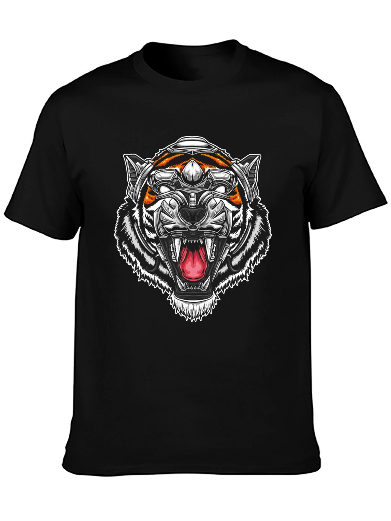 Cyber Tiger Graphic T-Shirt
