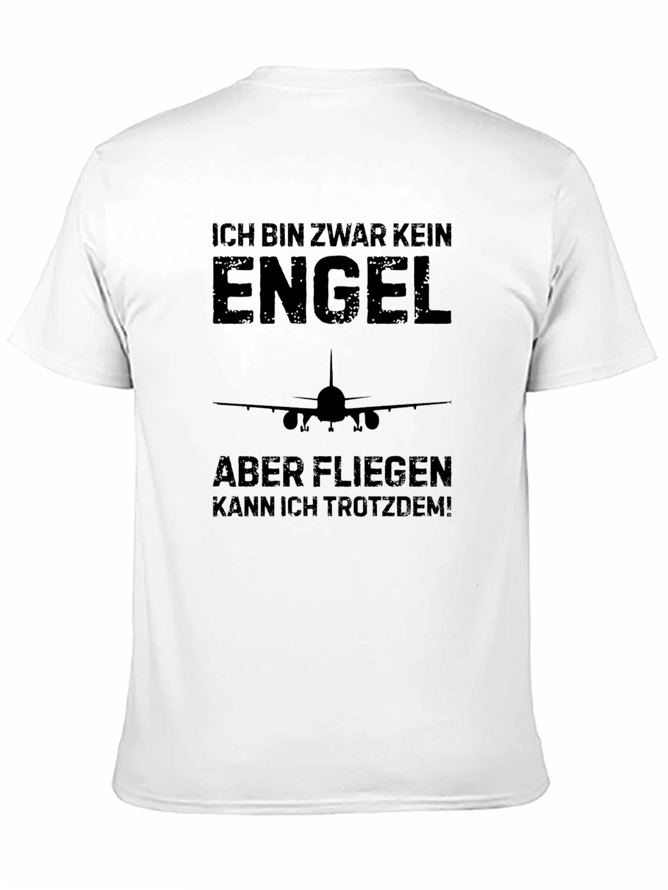 Ich Bin Zwar Kein Engel T-Shirt Funny Pilot Tee
