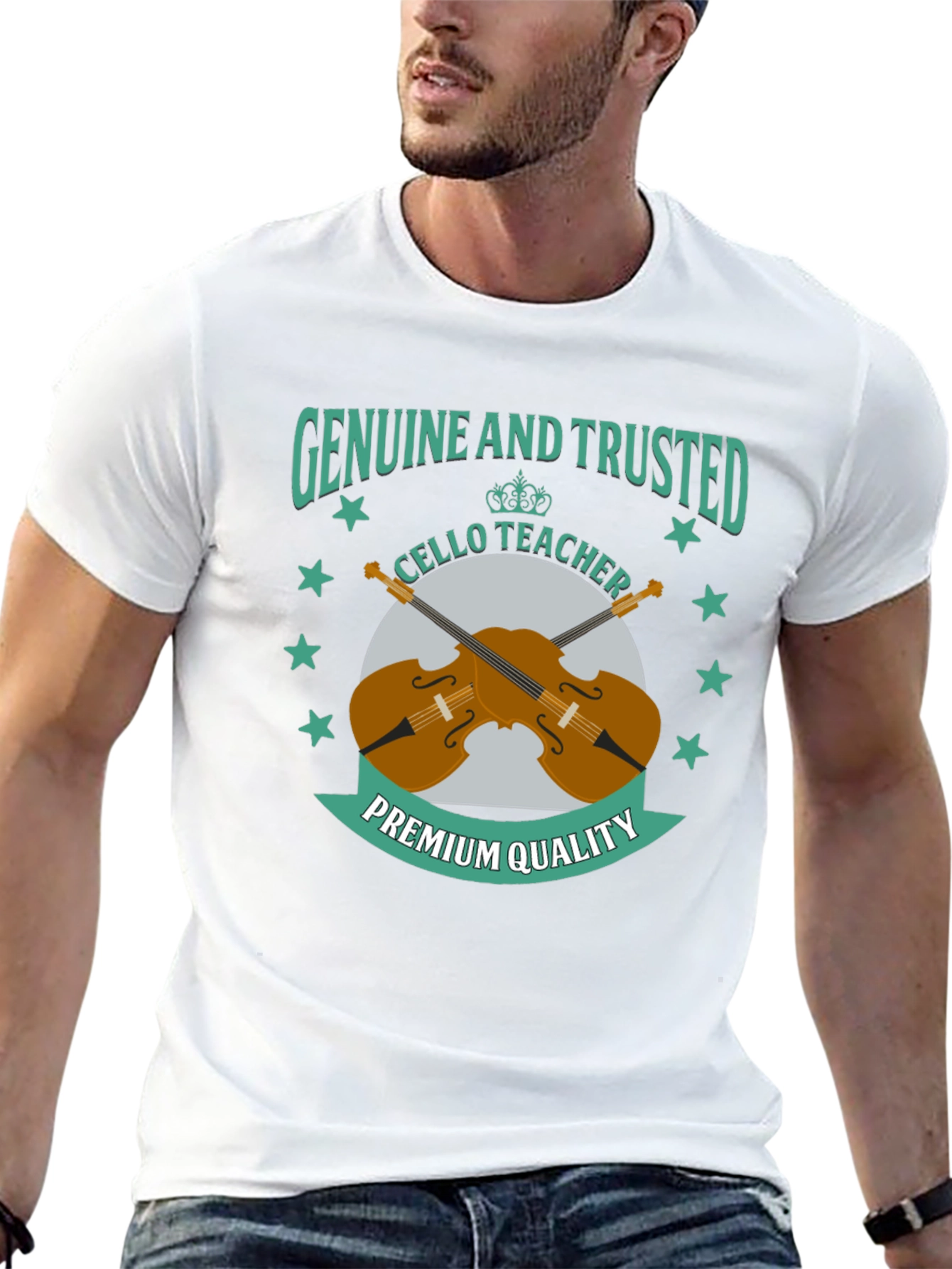 Genuine & Trusted Cello Teacher Premium Quality T-Shirt