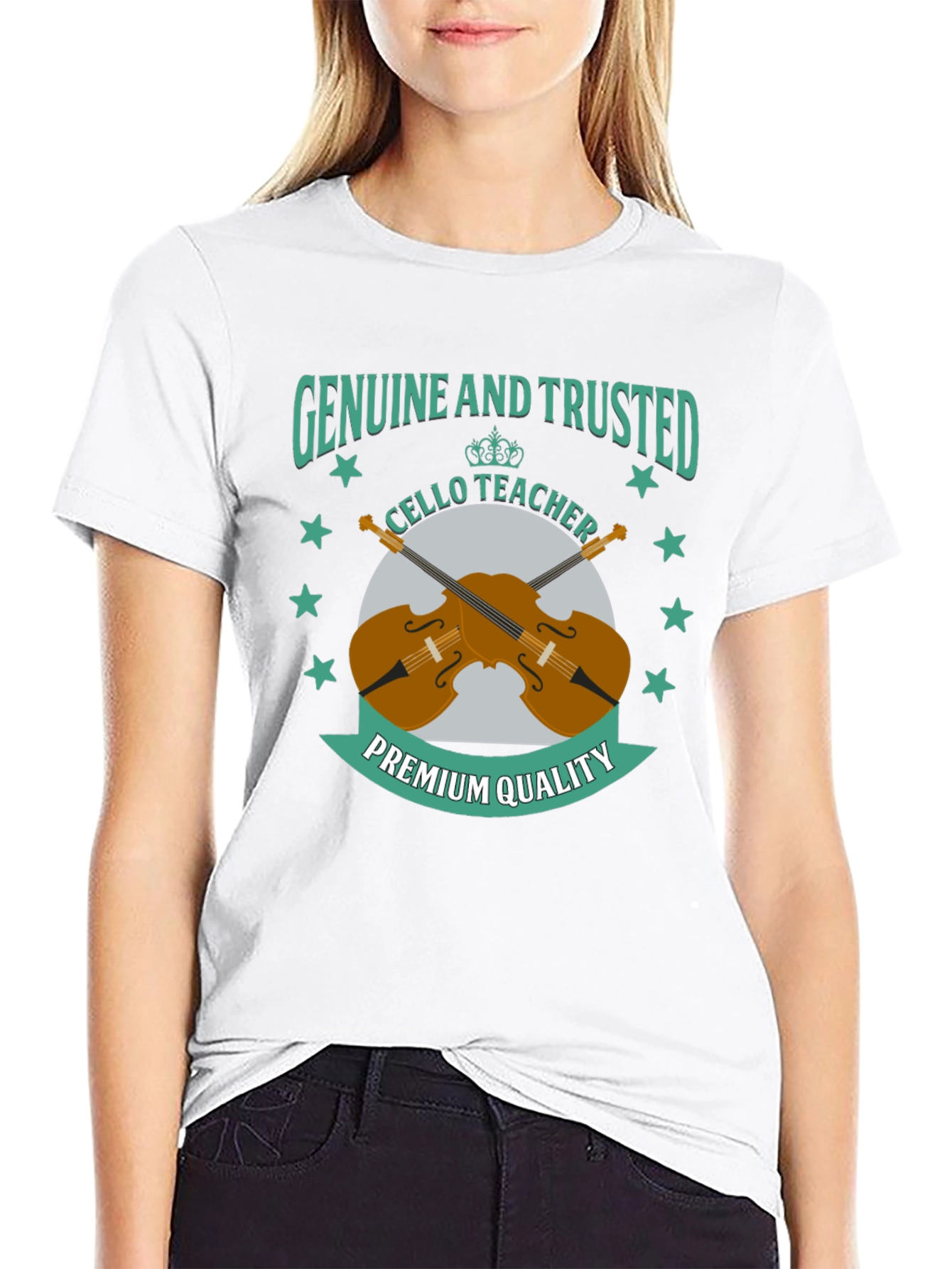 Genuine & Trusted Cello Teacher Premium Quality T-Shirt