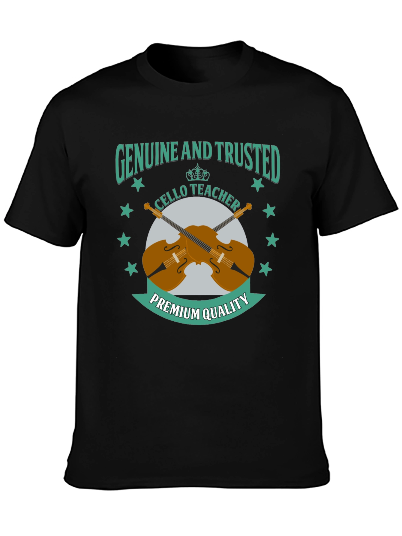Genuine & Trusted Cello Teacher Premium Quality T-Shirt