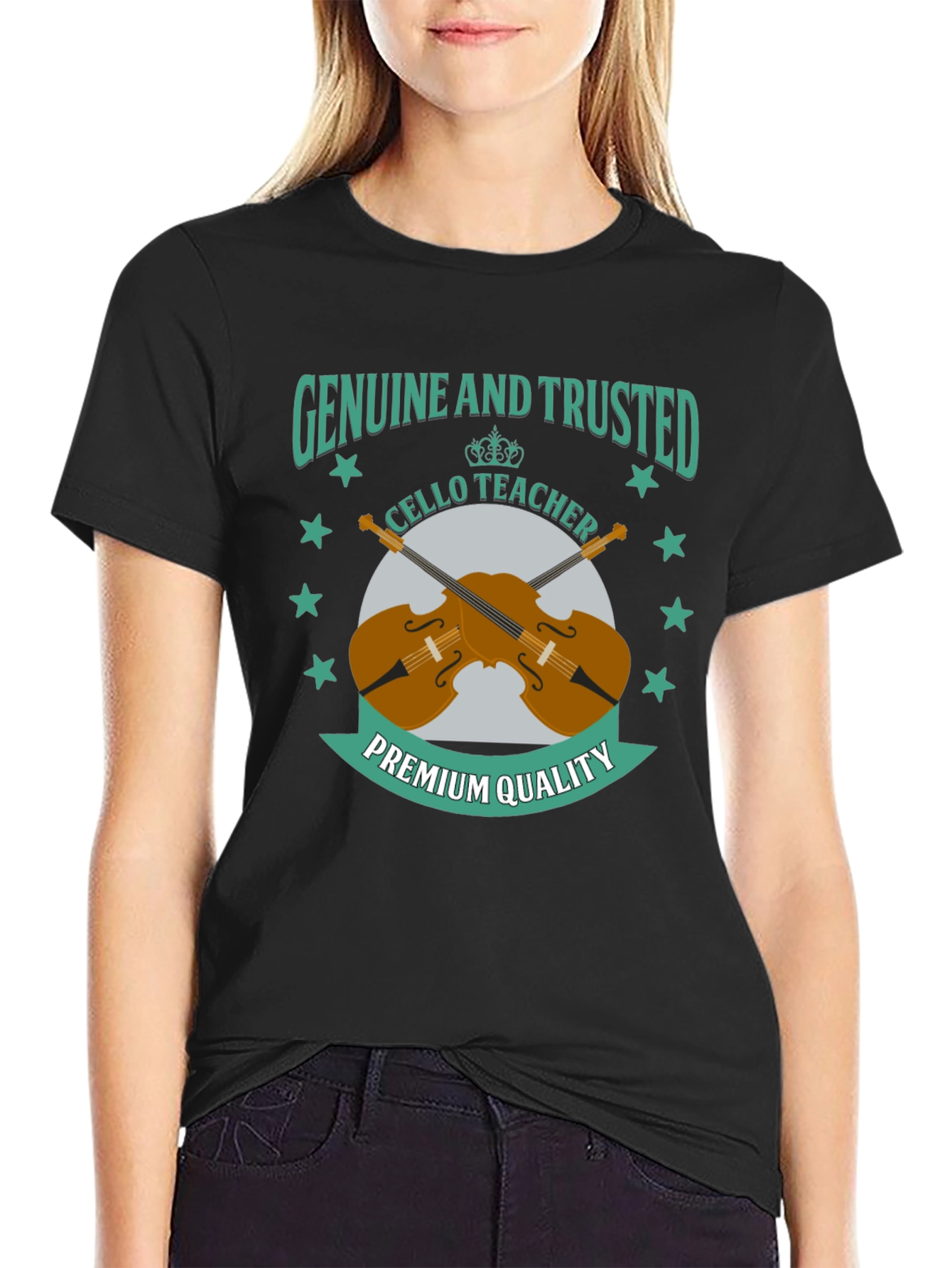 Genuine & Trusted Cello Teacher Premium Quality T-Shirt