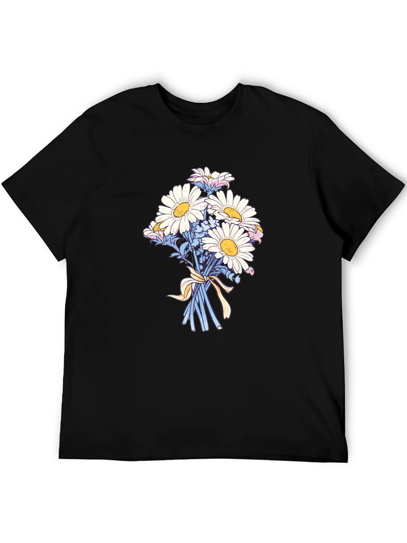 Floral Daisy Bouquet Graphic T-Shirt