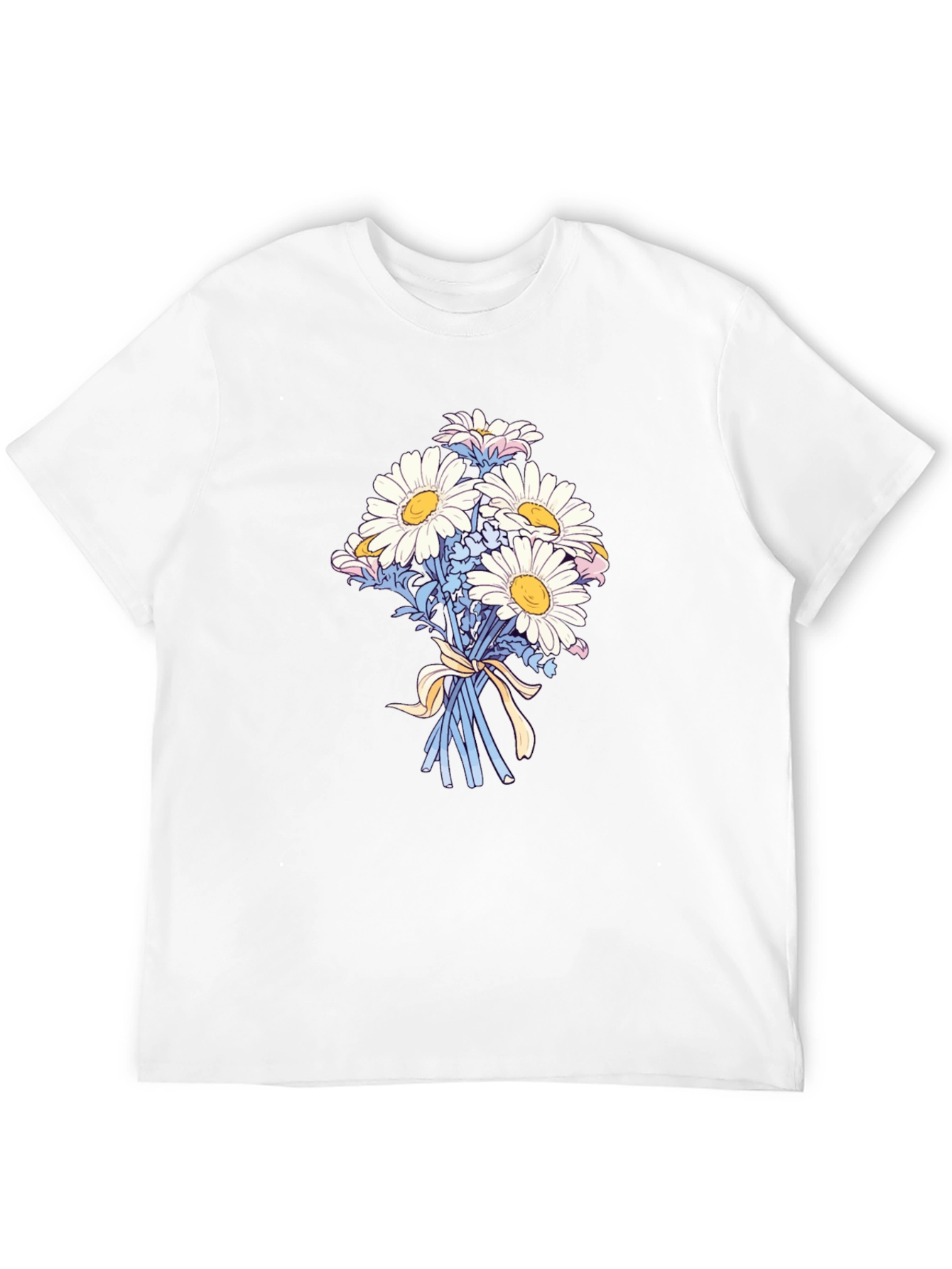 Floral Daisy Bouquet Graphic T-Shirt