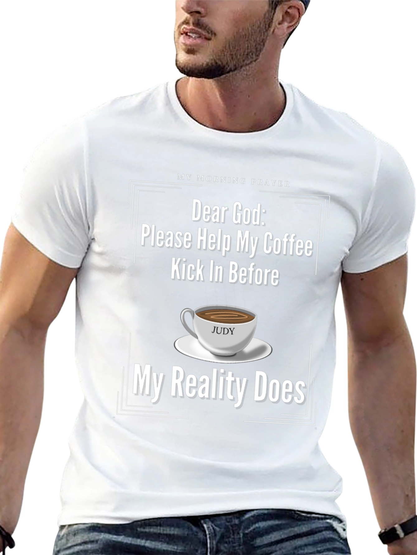 Funny Dear God Coffee T-Shirt