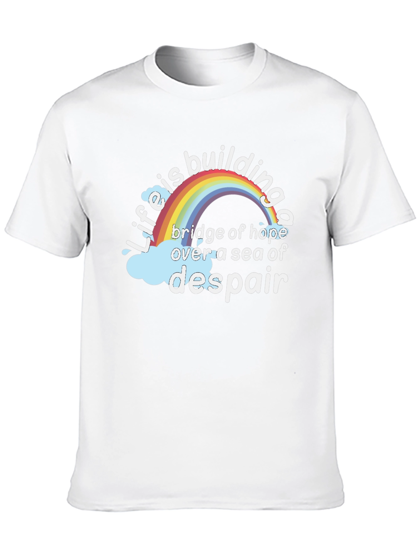 Rainbow Bridge of Hope Graphic T-Shirt
