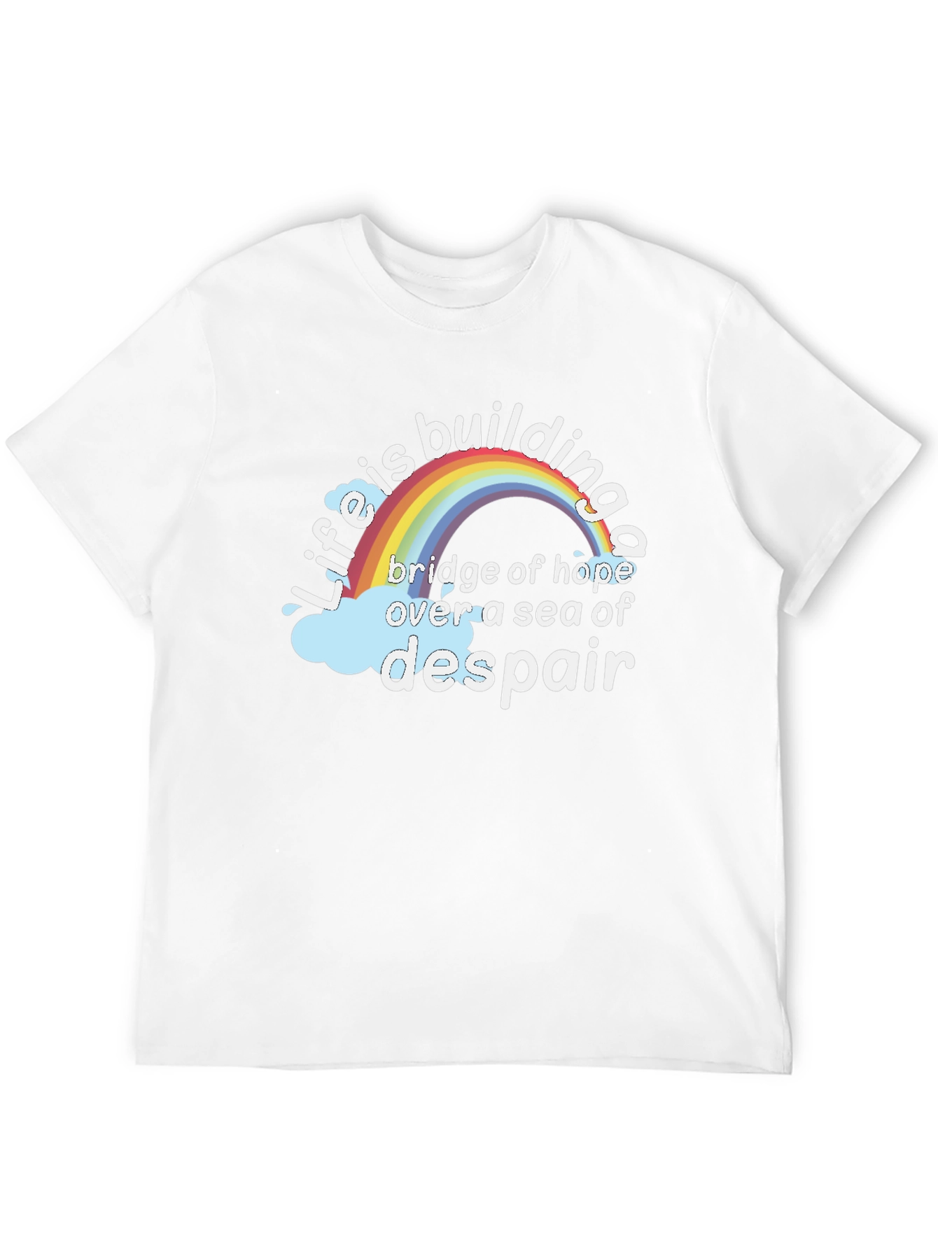Rainbow Bridge of Hope Graphic T-Shirt