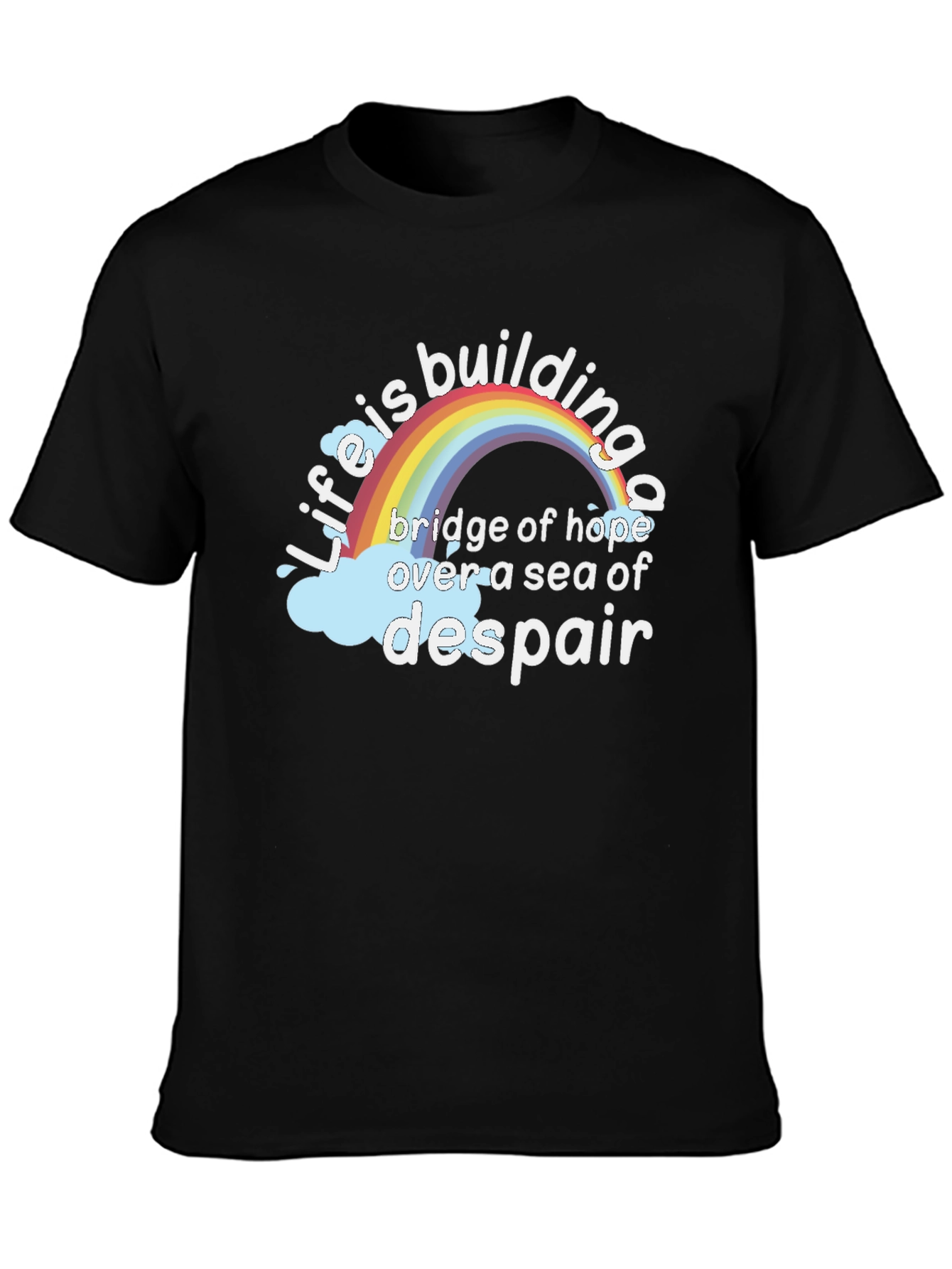 Rainbow Bridge of Hope Graphic T-Shirt