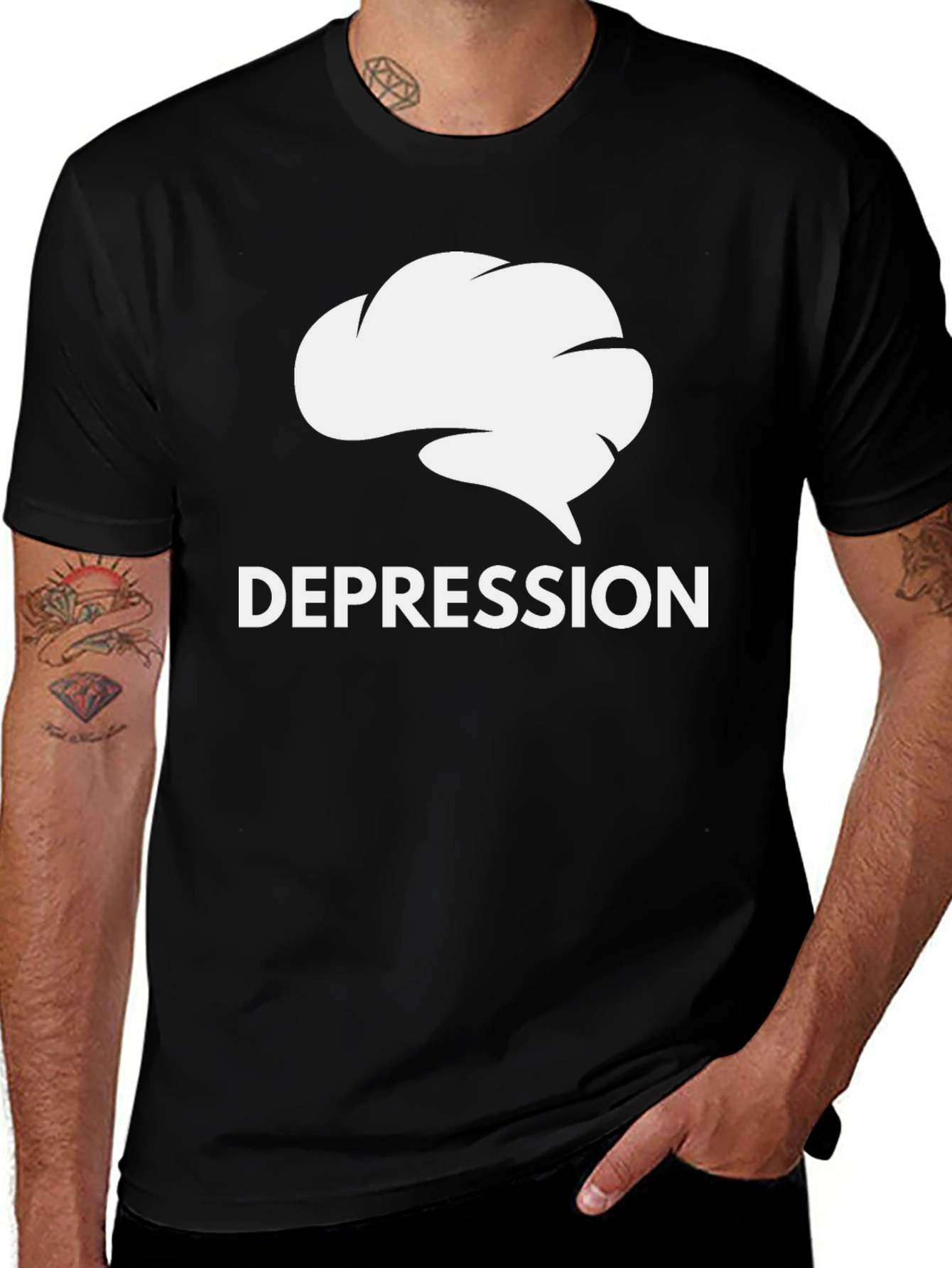 Depression Awareness Graphic T-Shirt