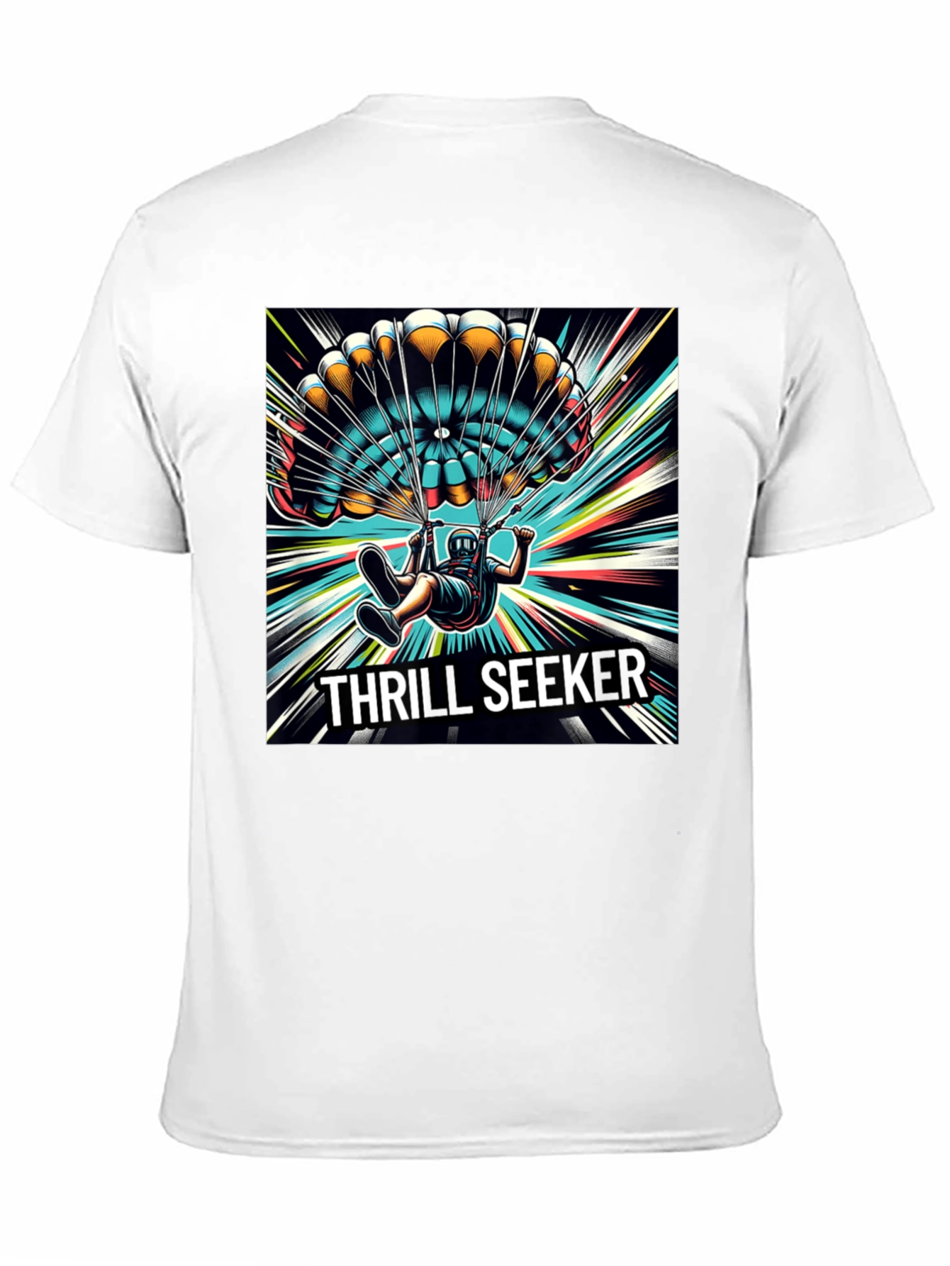 Thrill Seeker Graphic T-Shirt - Skydiving Adventure