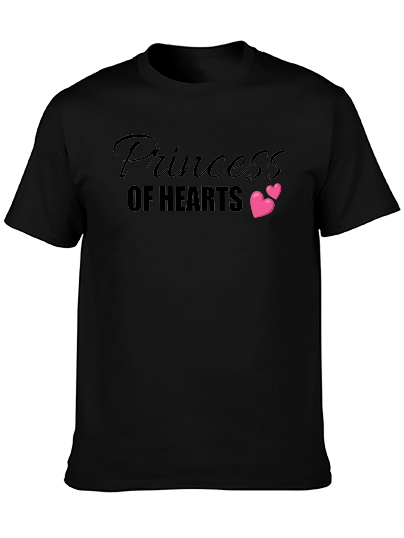 Princess of Hearts Graphic T-Shirt - Trendy Casual Wear